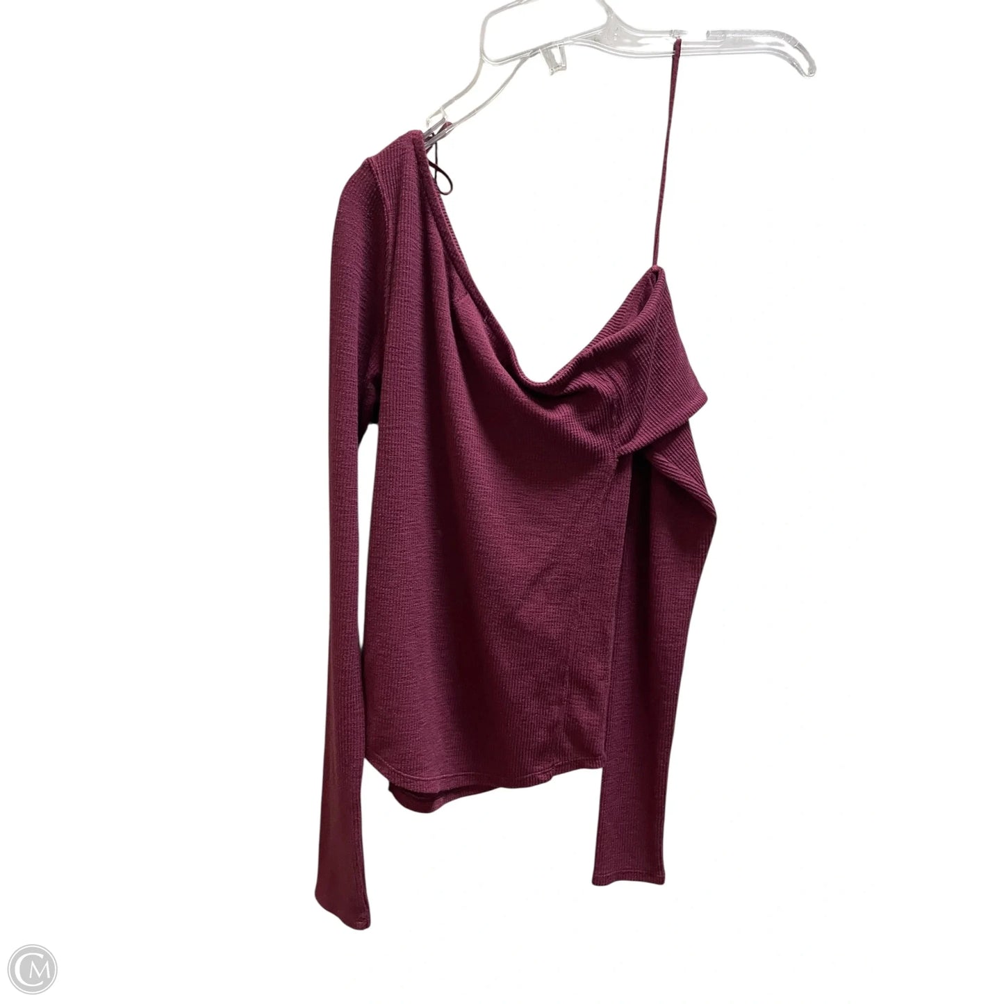 Top Long Sleeve By We The Free In Maroon, Size: Xs