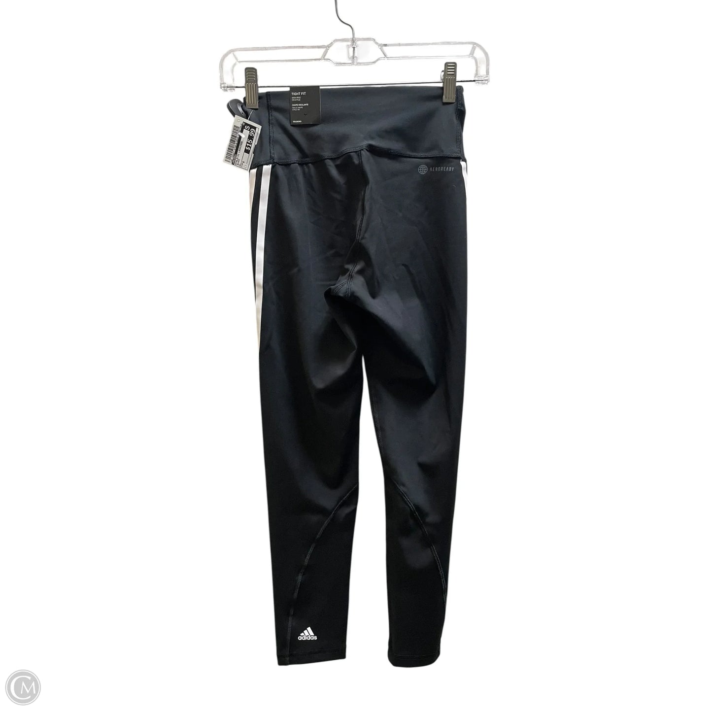 Athletic Leggings By Adidas In Black, Size: S