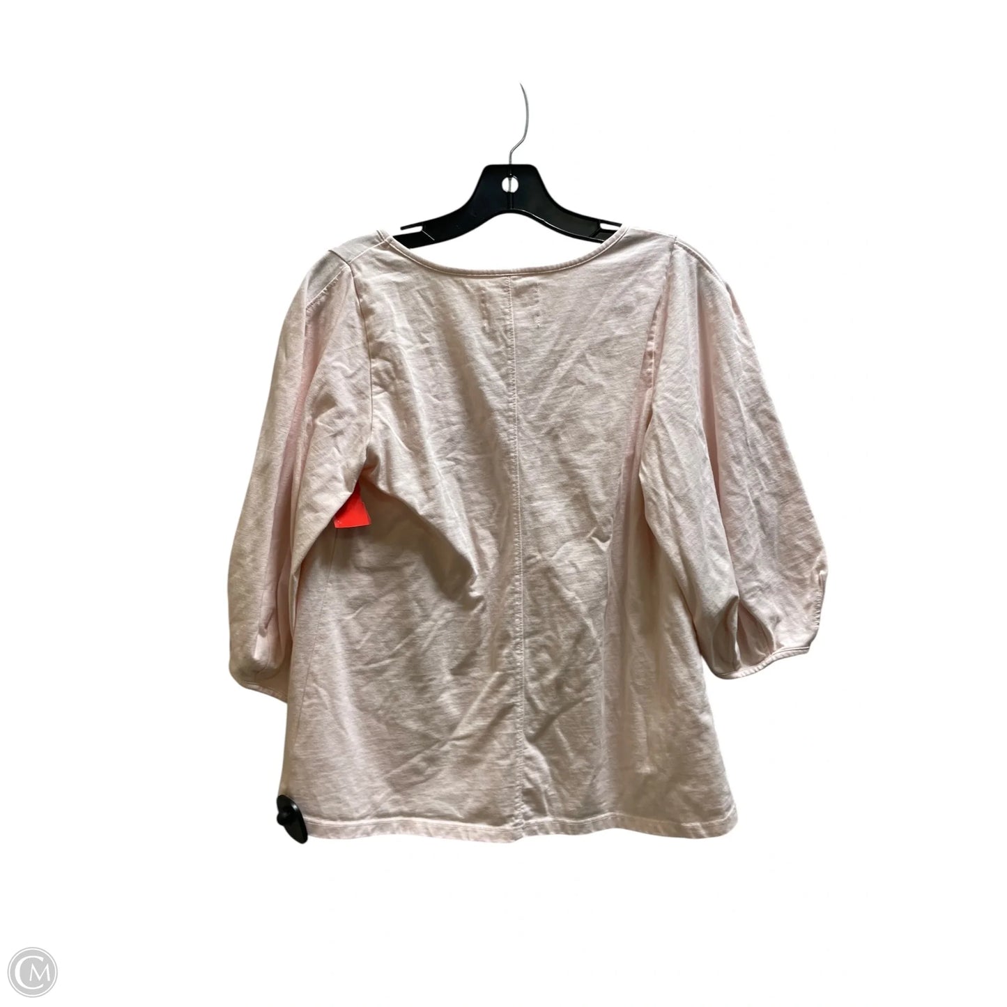 Top Long Sleeve By Anthropologie In Pink, Size: M