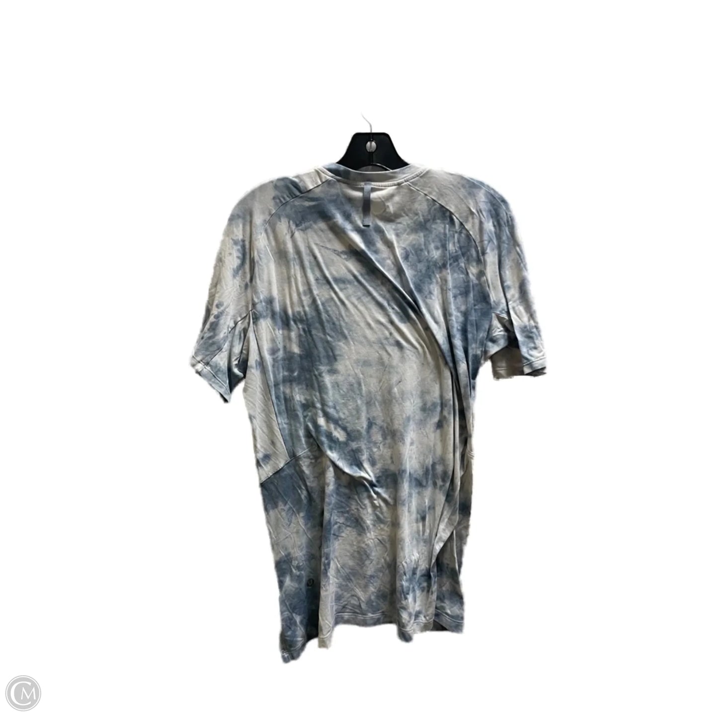 Athletic Top Short Sleeve By Lululemon In Blue, Size: S