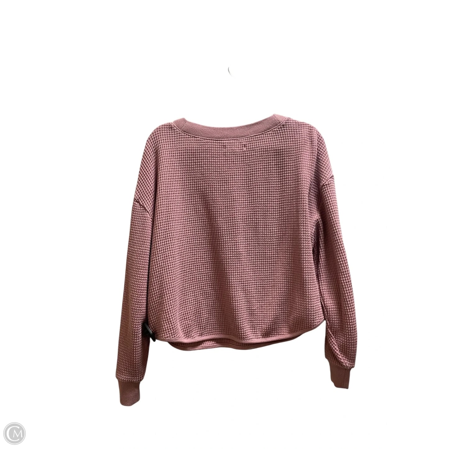 Top Long Sleeve By Madewell In Pink, Size: L