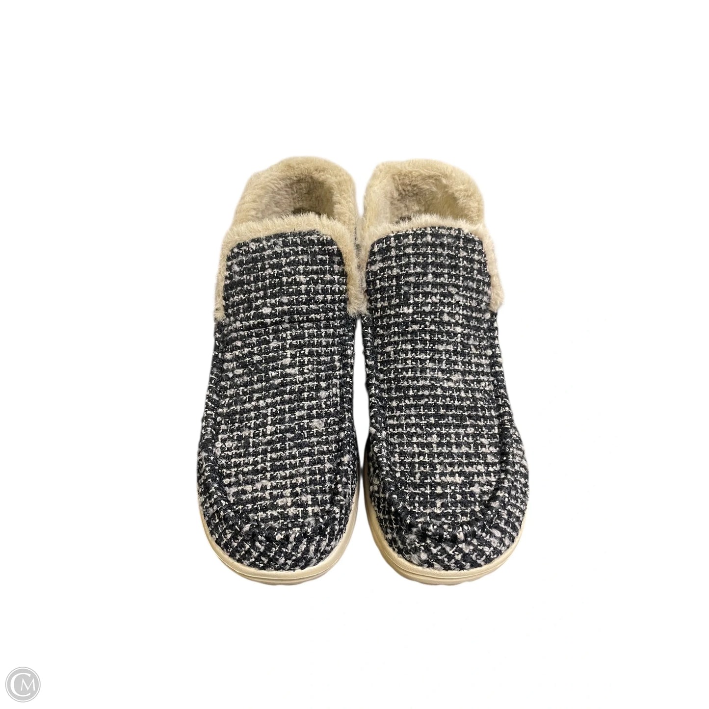 Boots Ankle Flats By Hey Dude In Black, Size: 8