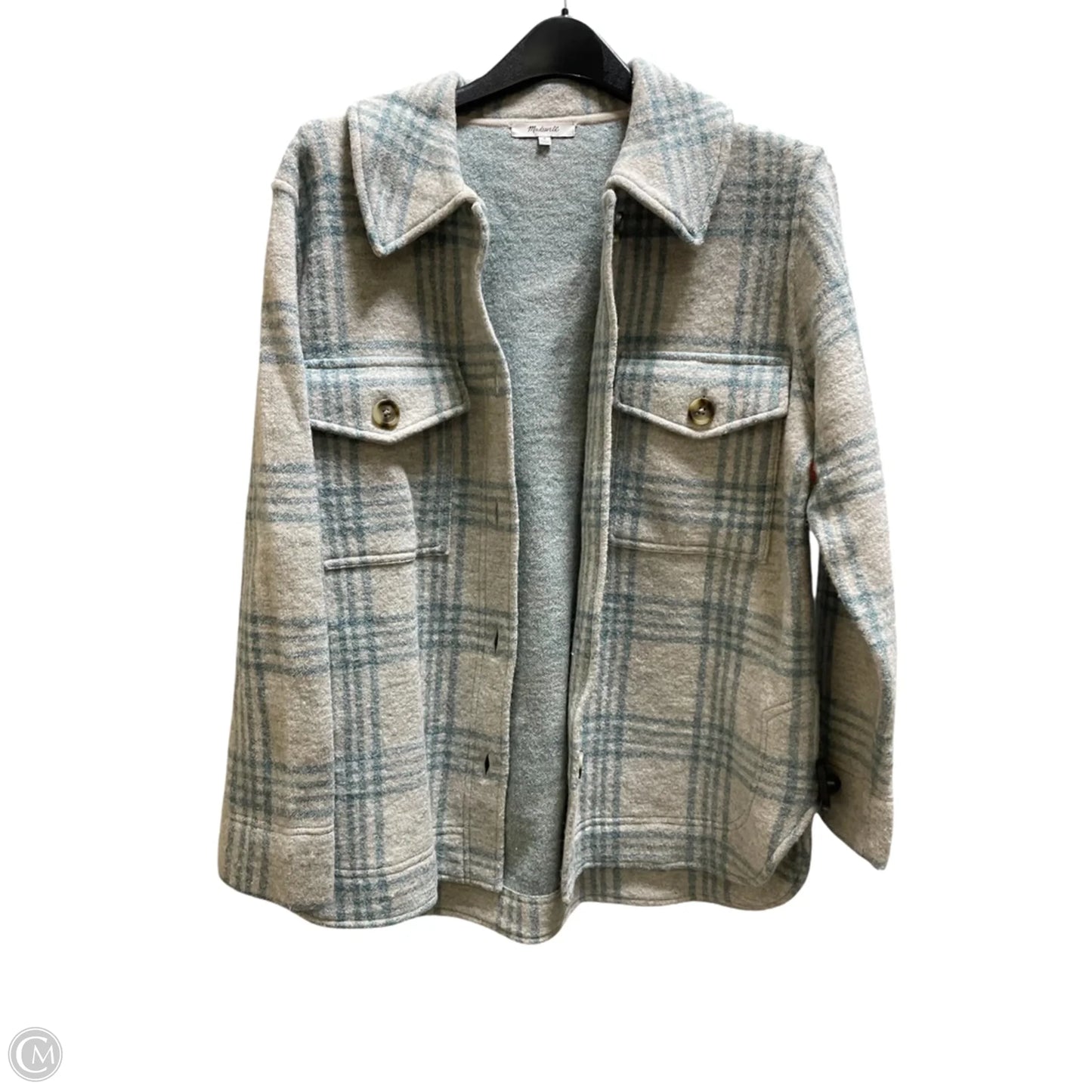 Jacket Fleece By Madewell In Green, Size: M