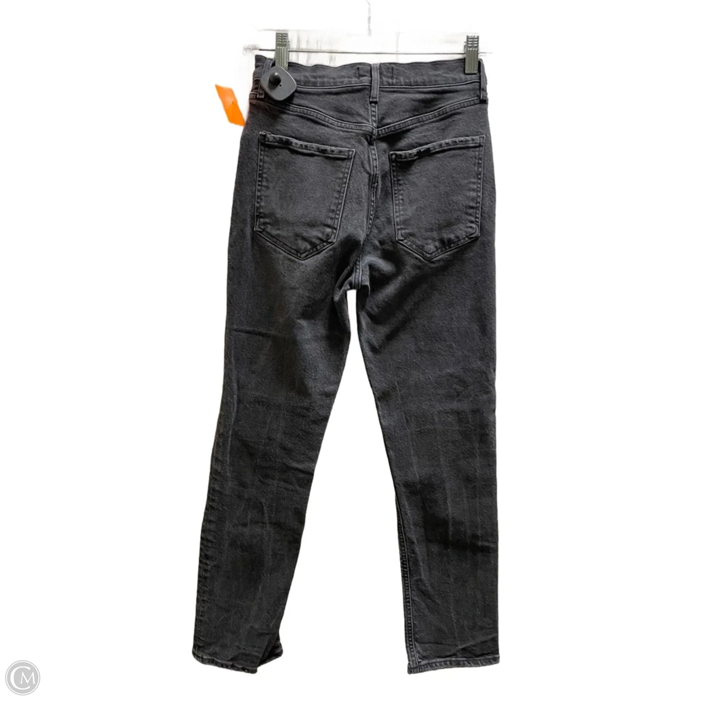 Jeans Skinny By Agolde In Black, Size: 0