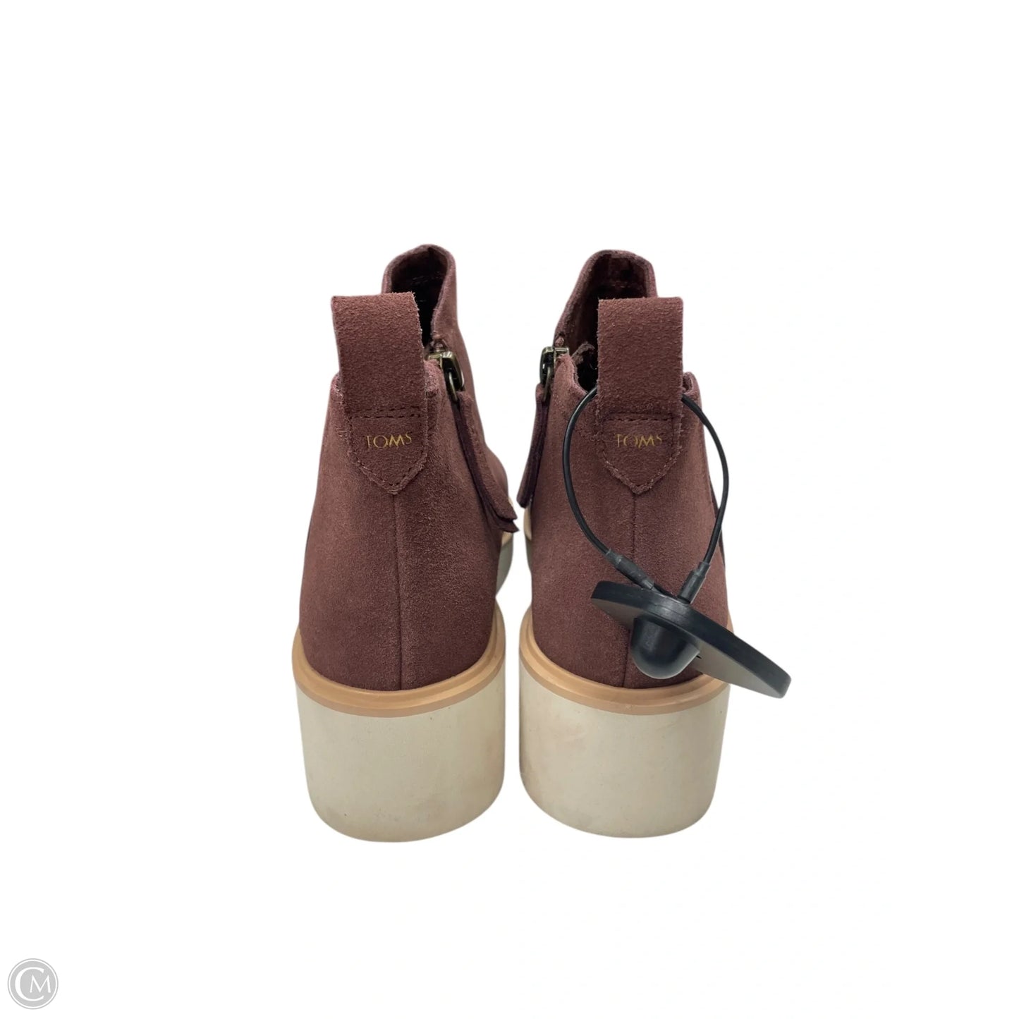 Boots Ankle Flats By Toms In Brown, Size: 7