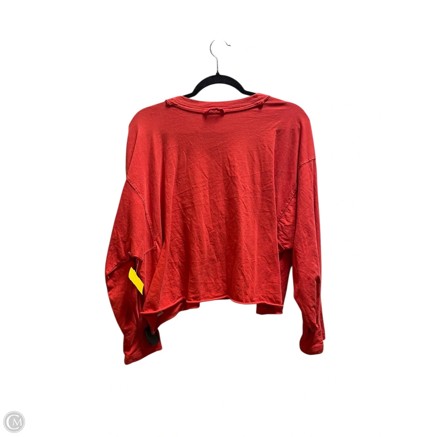 Top Long Sleeve By Free People In Orange, Size: S