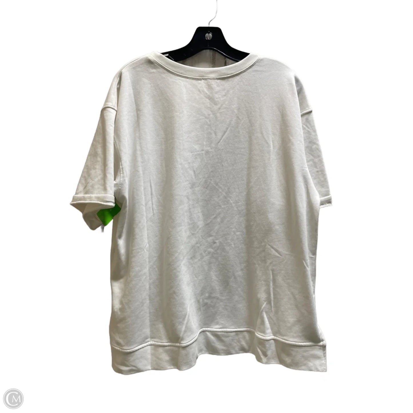 Top Short Sleeve By Jodifl In White, Size: L