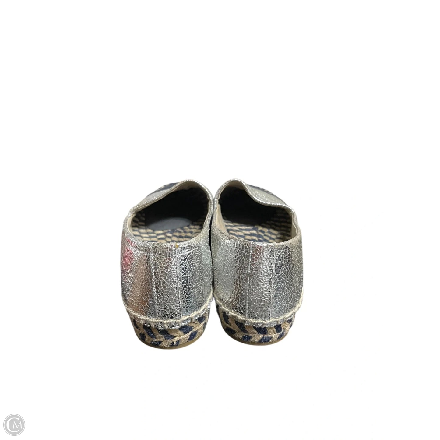 Shoes Designer By Tory Burch In Silver, Size: 8.5