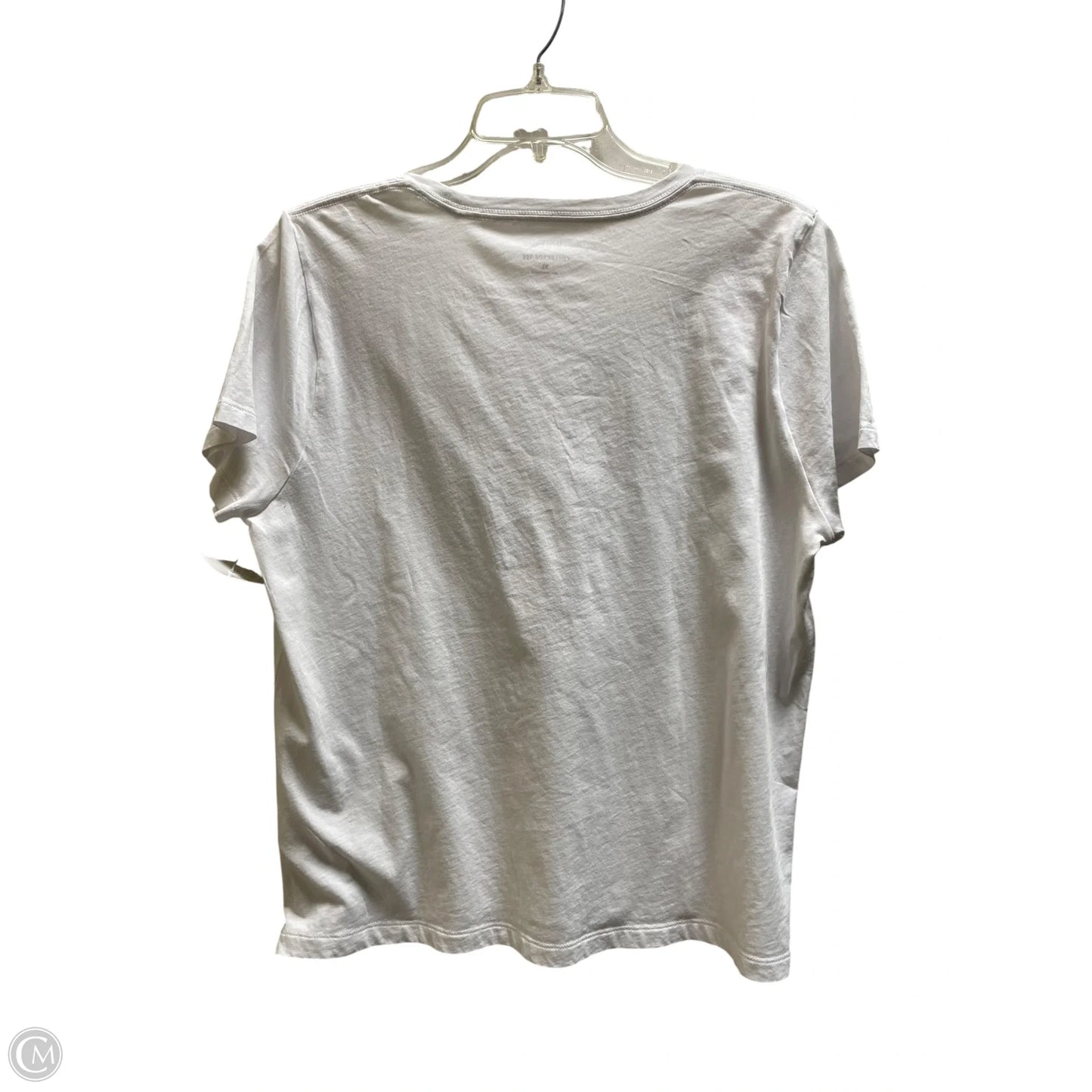 Top Short Sleeve By J. Crew In White, Size: Xl