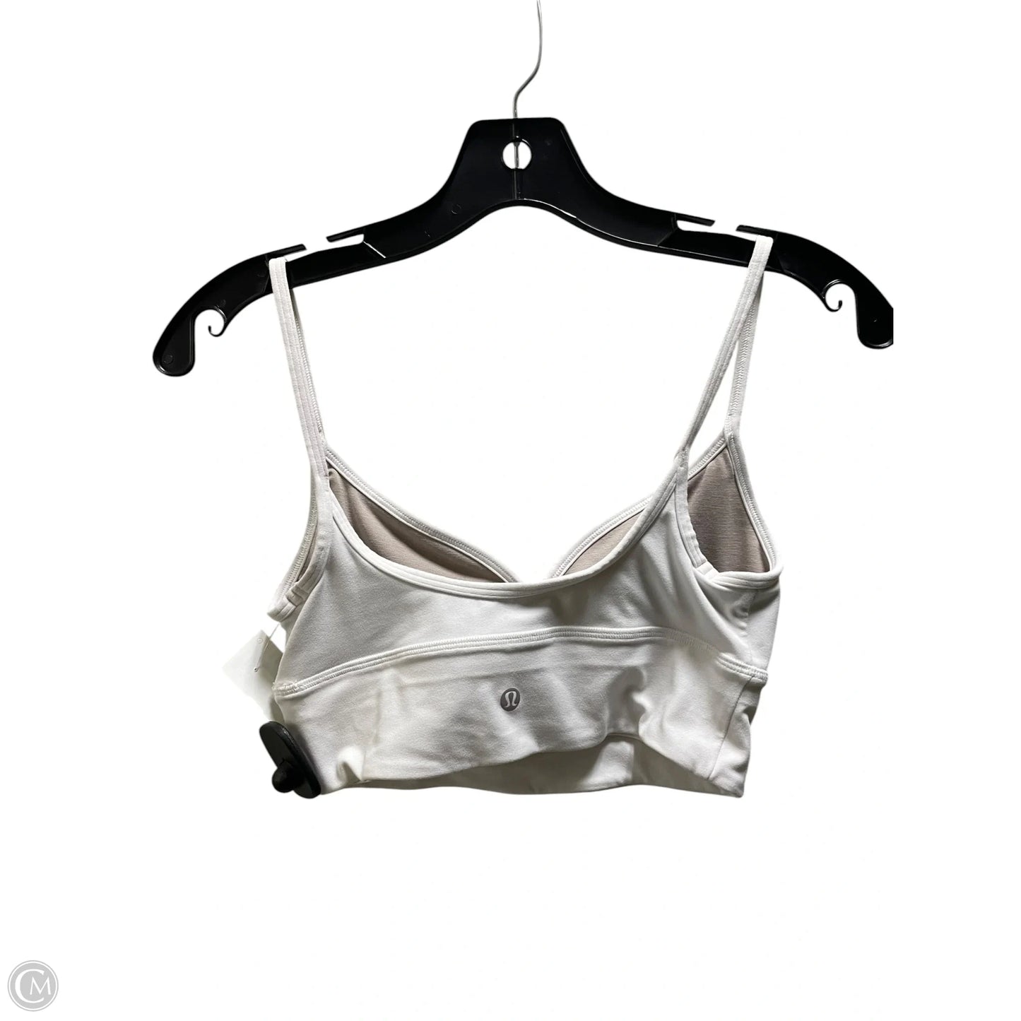 Athletic Bra By Lululemon In White, Size: S