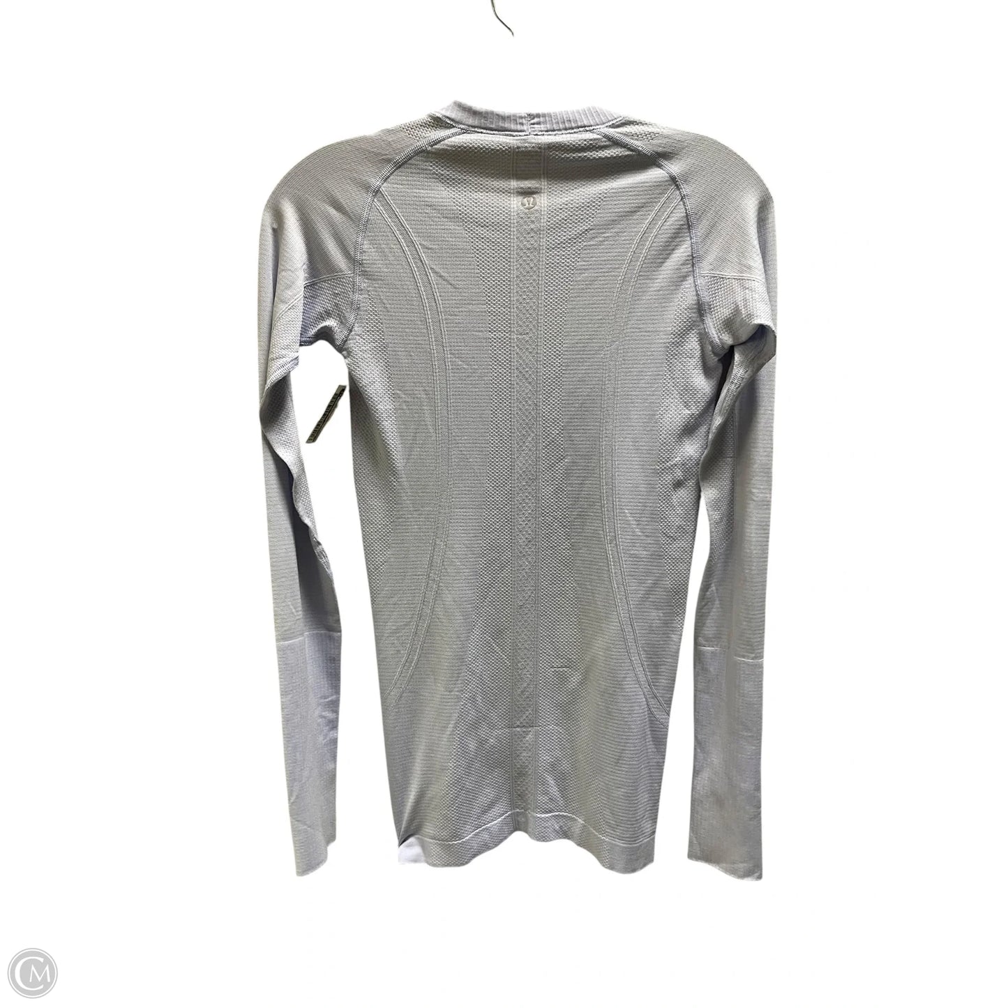 Athletic Top Long Sleeve Collar By Lululemon In Purple, Size: 4