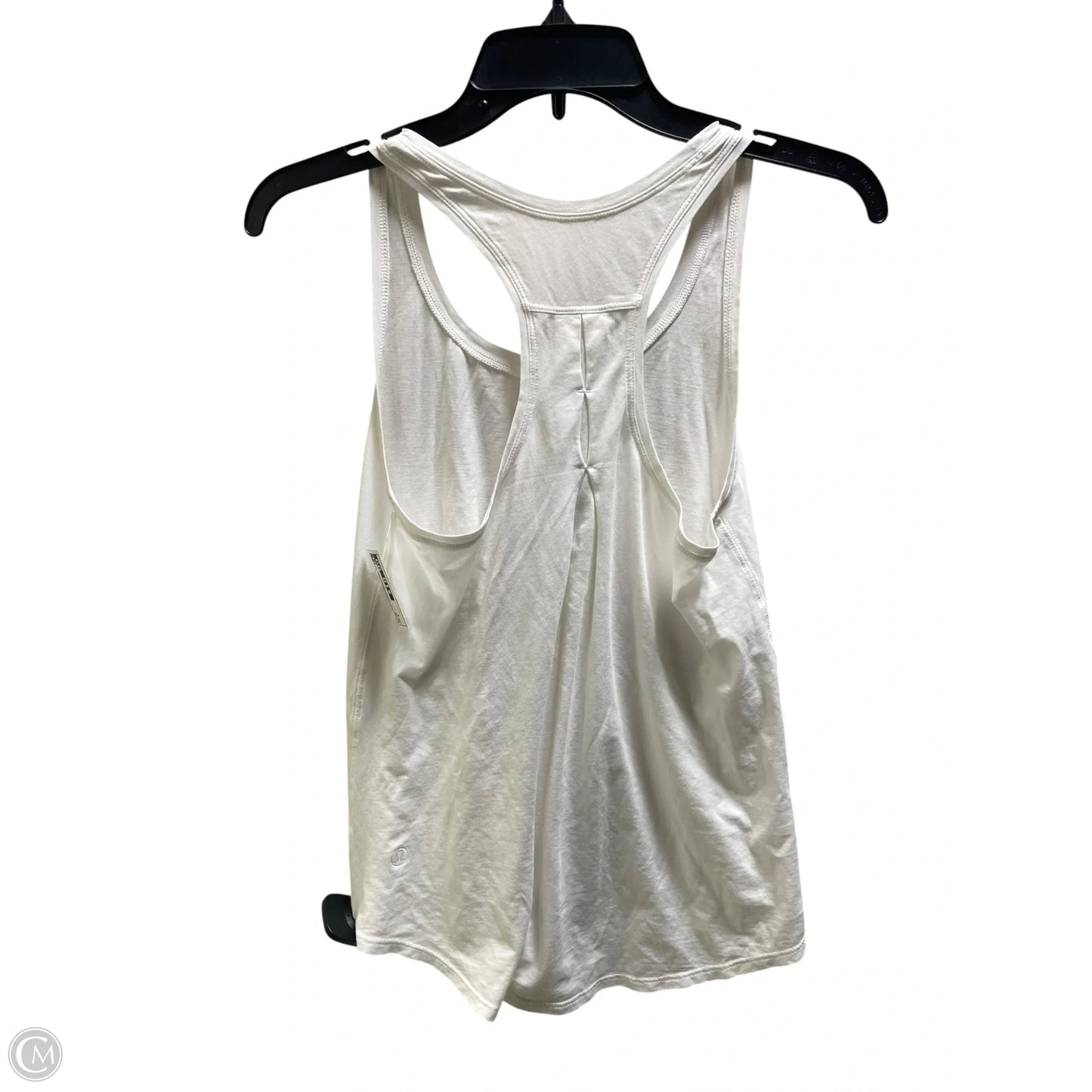 Athletic Tank Top By Lululemon In White, Size: S