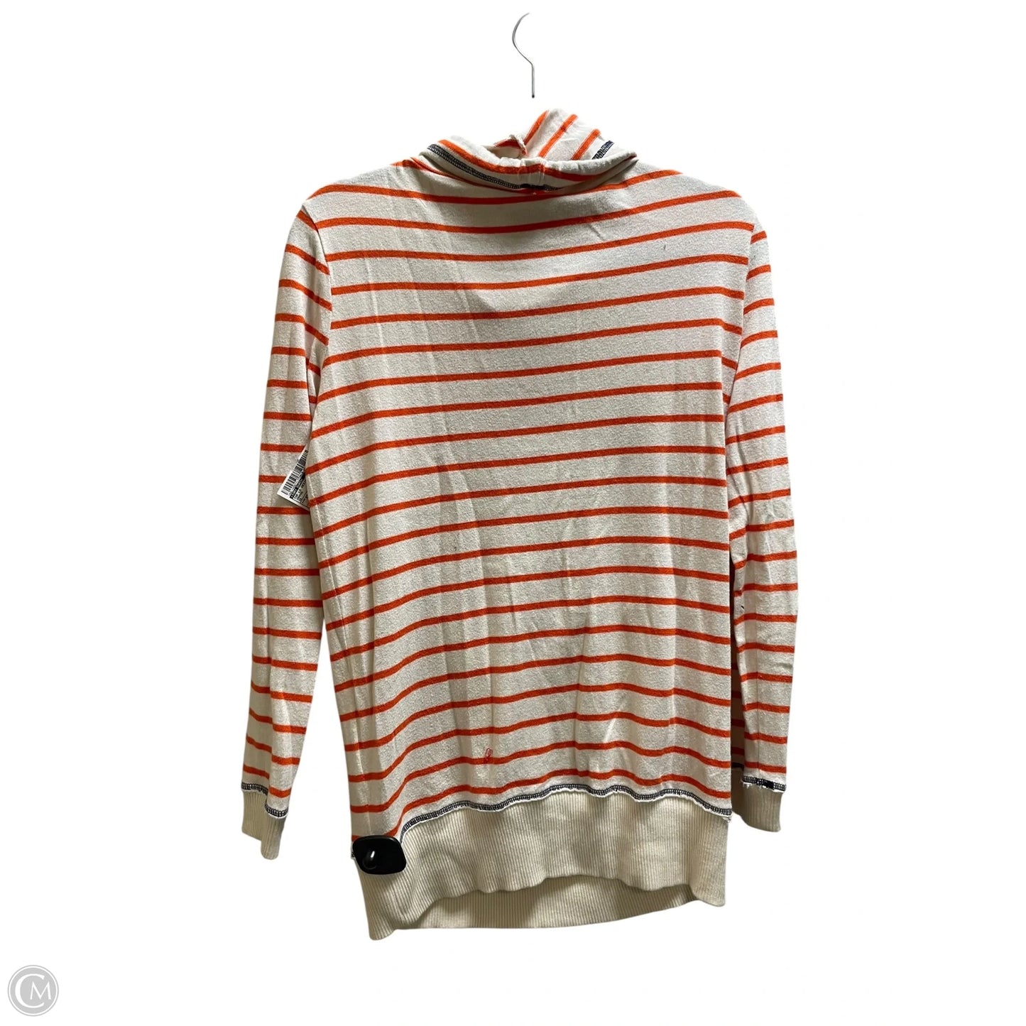 Top Long Sleeve Designer By Tory Burch In Orange, Size: Xs