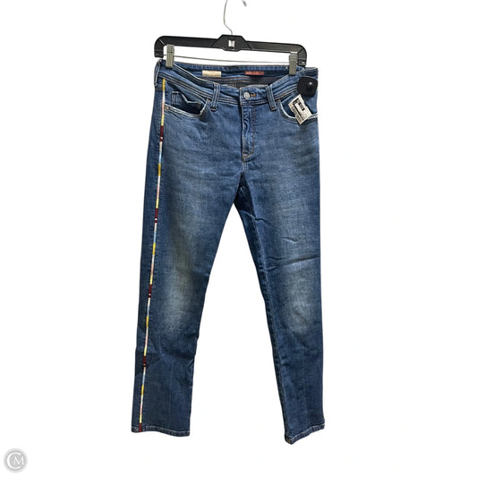 Jeans Cropped By Pilcro In Blue Denim, Size: 4
