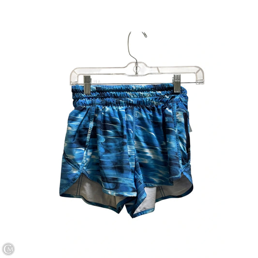 Athletic Shorts By Lululemon In Blue, Size: 4