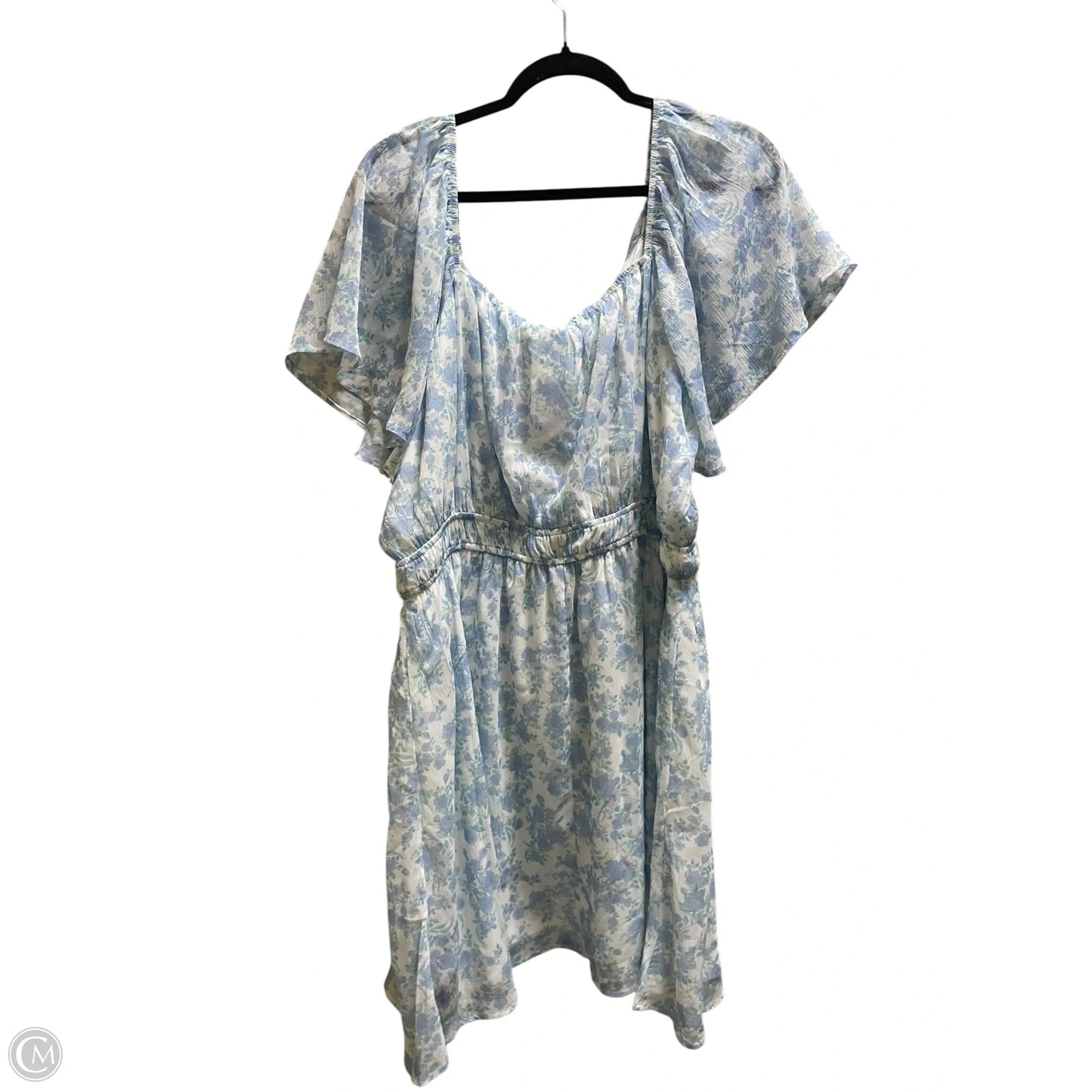 Dress Casual Midi By Arula In Blue, Size: 1x