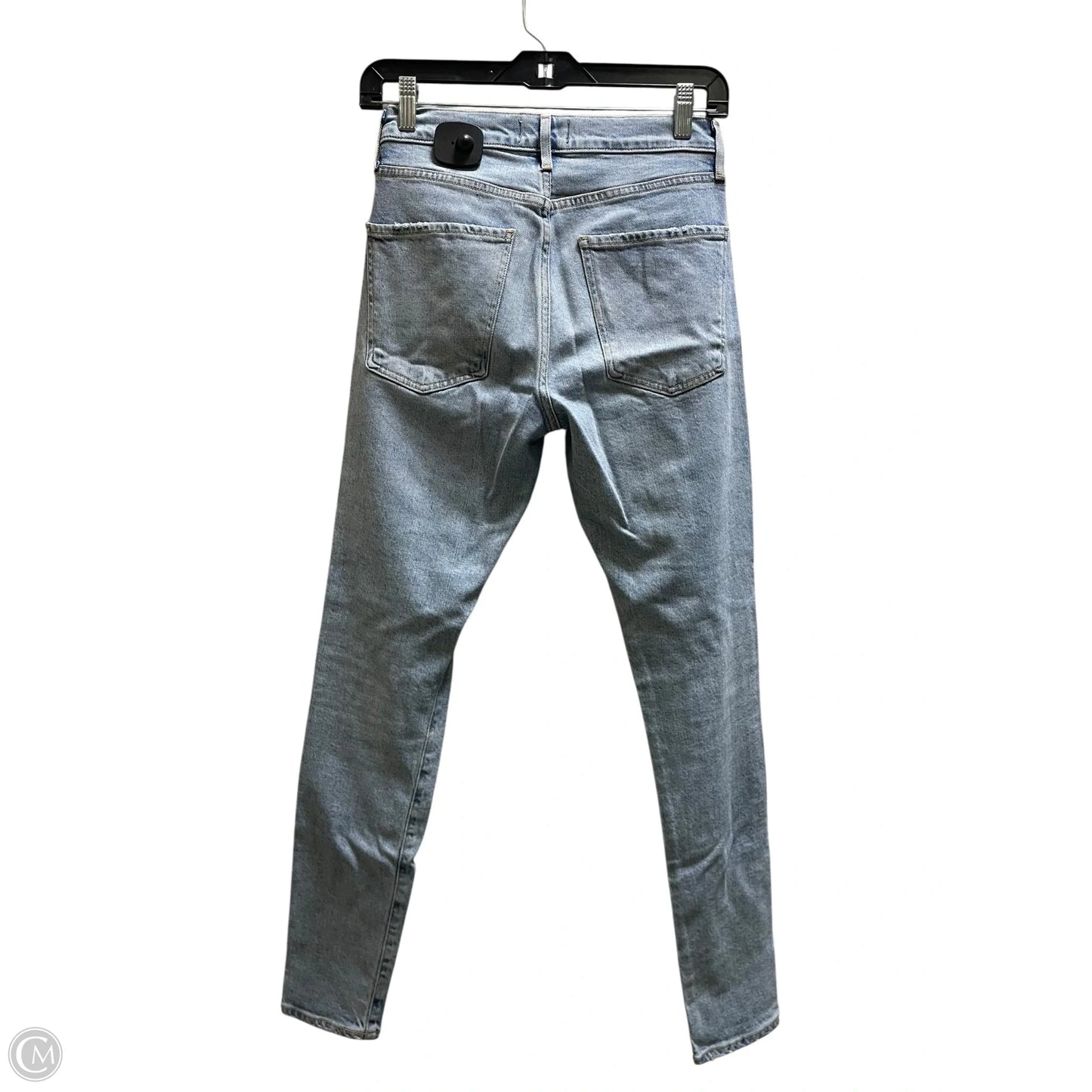Jeans Straight By Agolde In Blue Denim, Size: 0