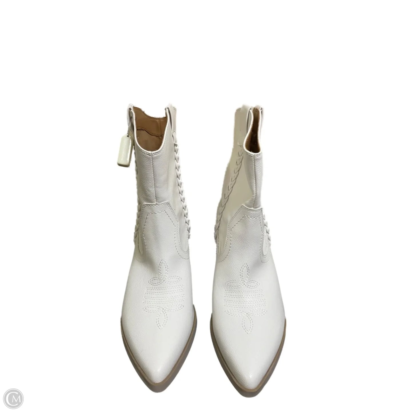 Boots Ankle Heels By Dolce Vita In White, Size: 9