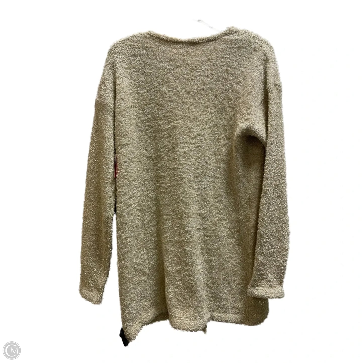 Sweater Cardigan Designer By Lilly Pulitzer In Gold, Size: S