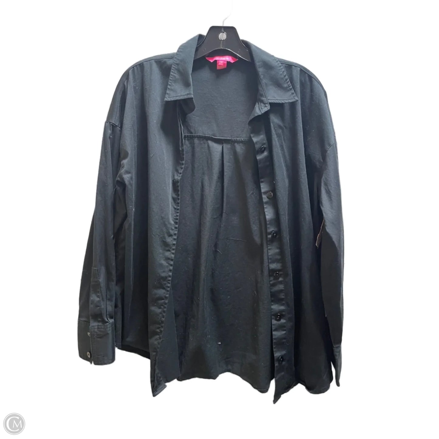 Top Long Sleeve Designer By Lilly Pulitzer In Black, Size: M