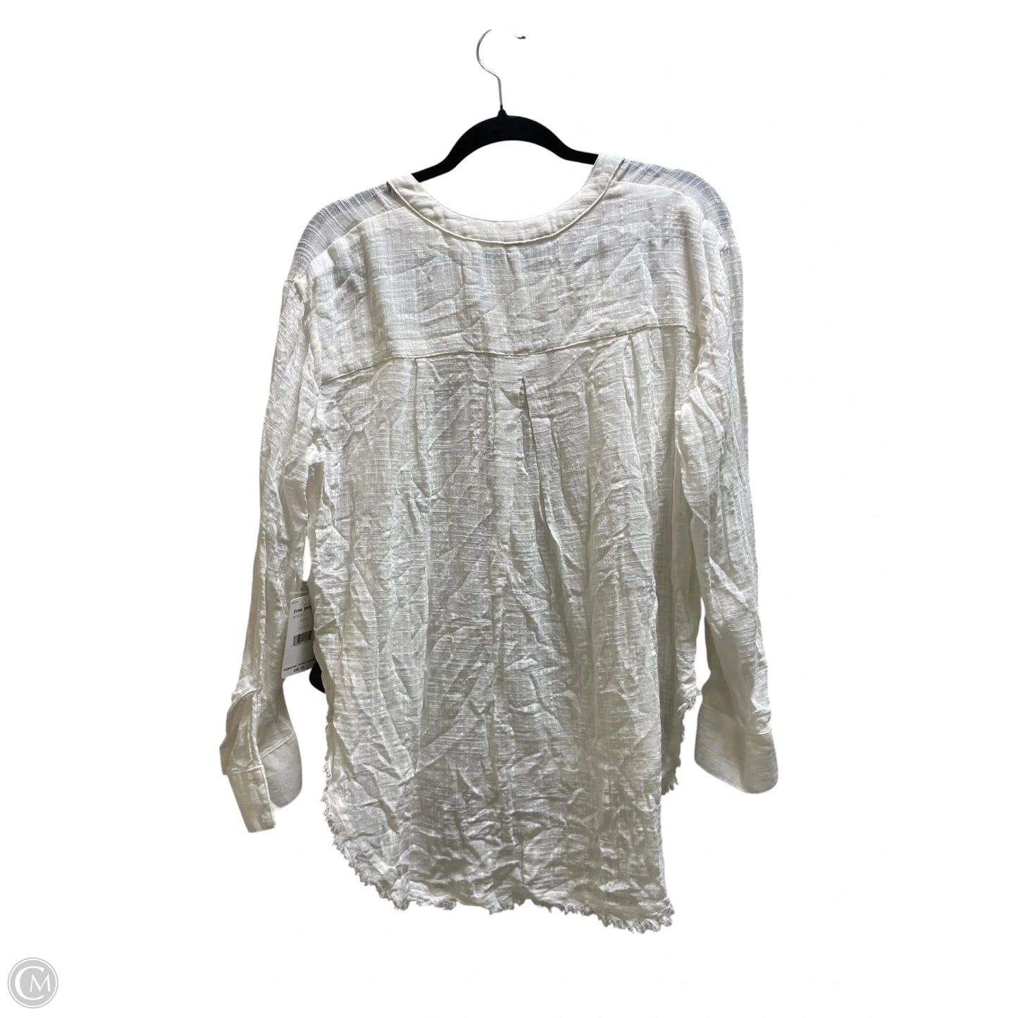 Top Long Sleeve By Free People In Cream, Size: S