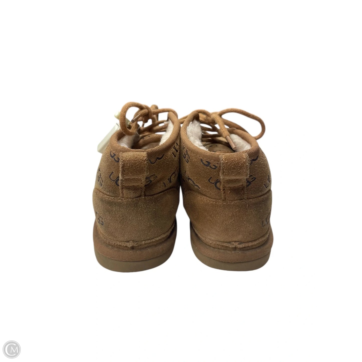 Boots Designer By Ugg In Brown, Size: 6