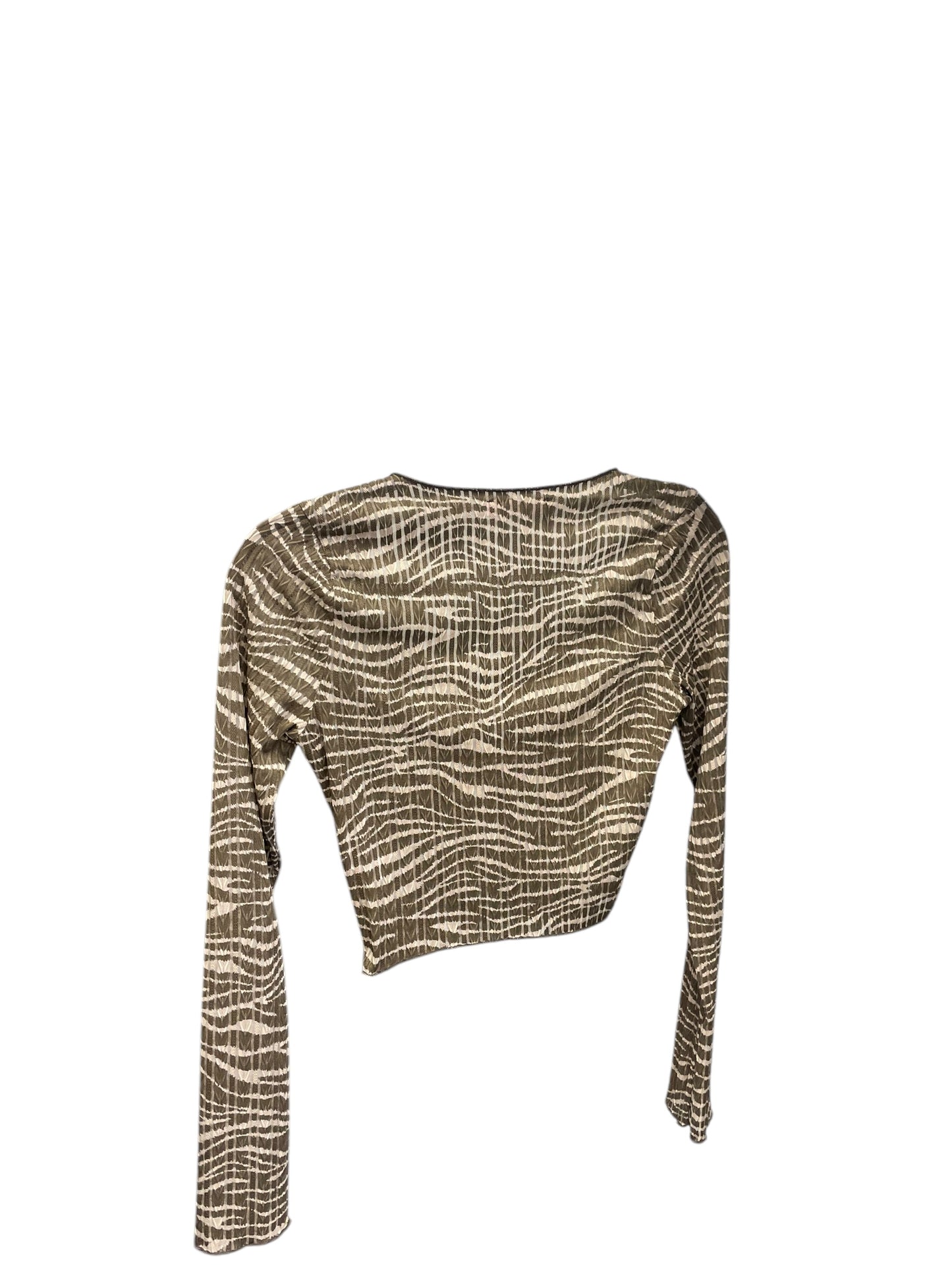 Top Long Sleeve By Clothes Mentor In Green, Size: S