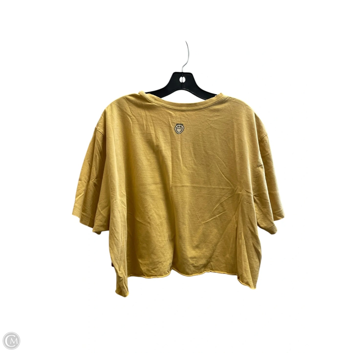 Top Short Sleeve By Life Is Good In Yellow, Size: Xl