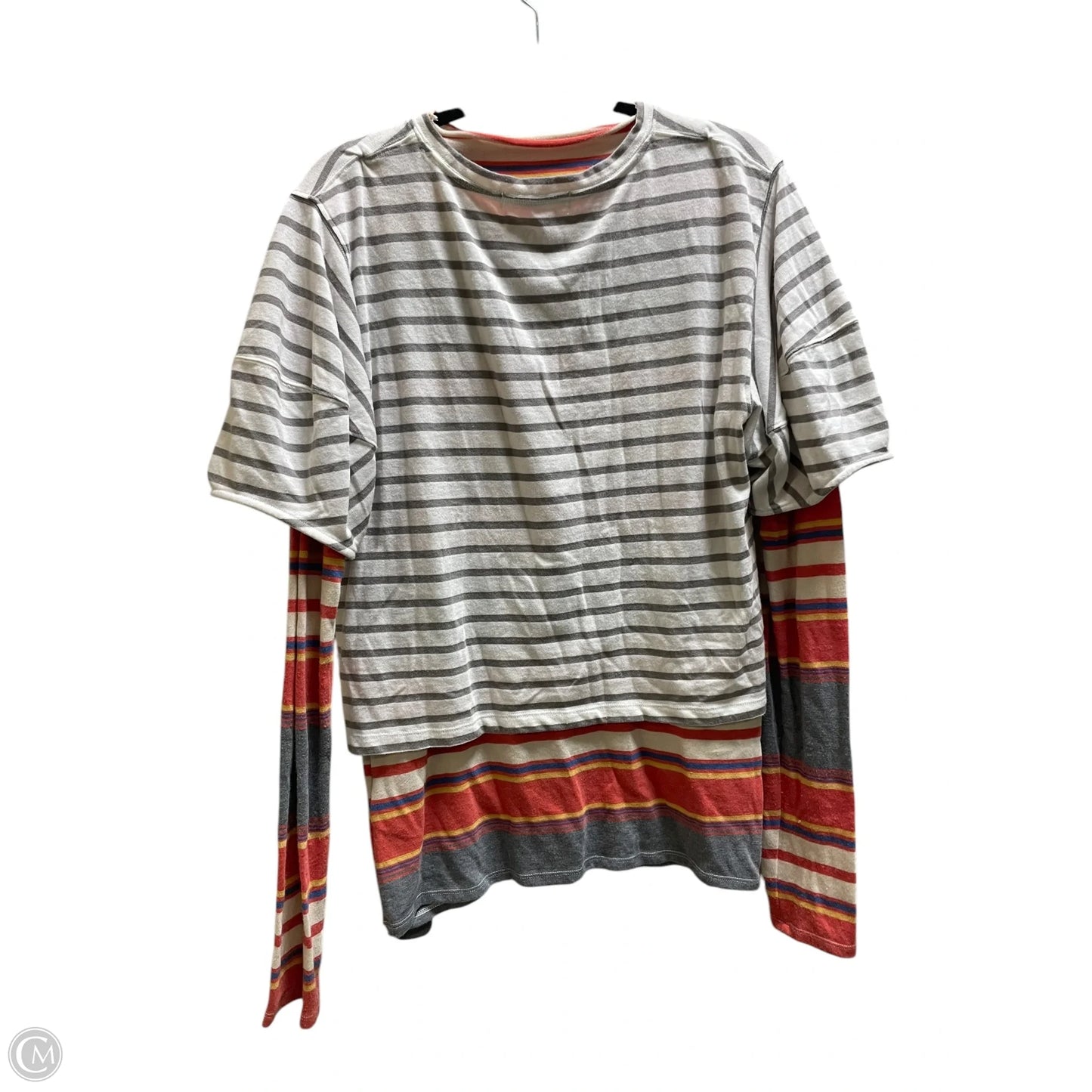 Top Long Sleeve By We The Free In Multi-colored, Size: L
