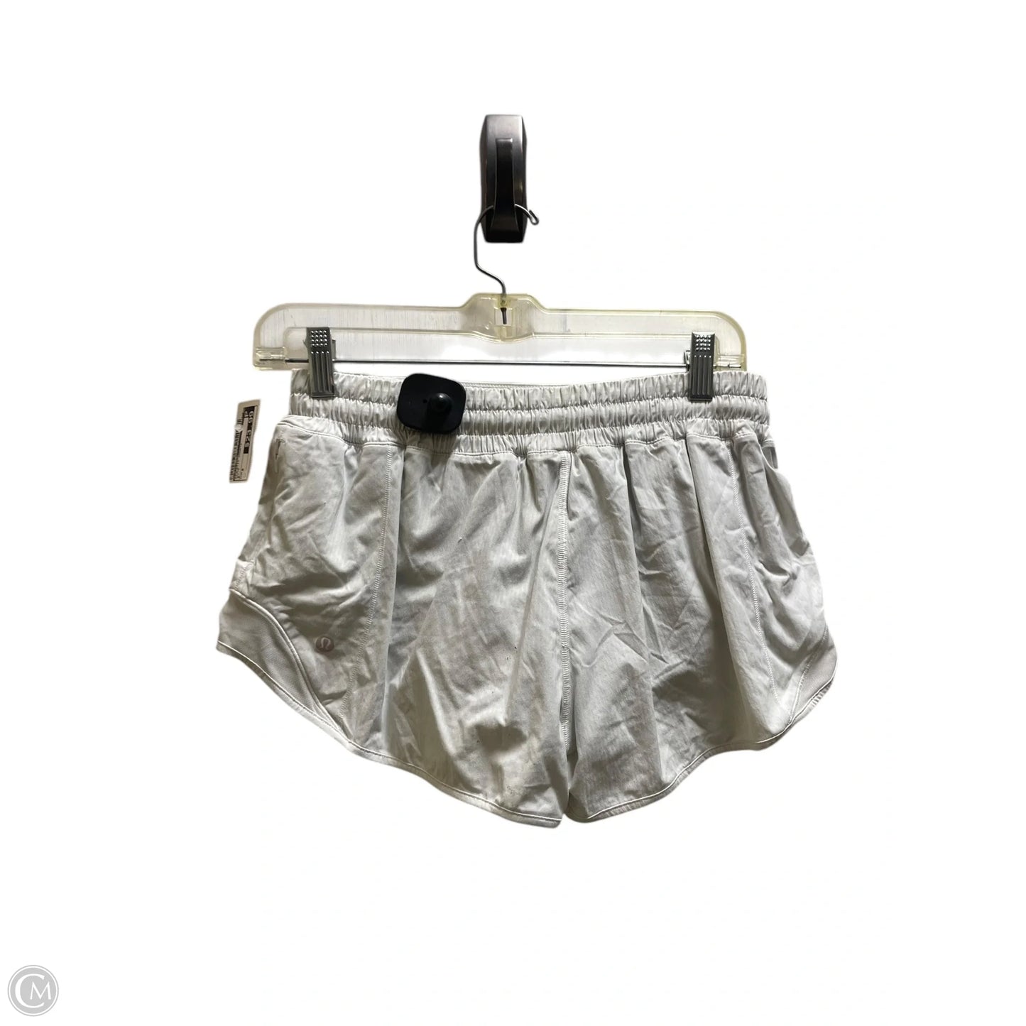 Athletic Shorts By Lululemon In White, Size: 8