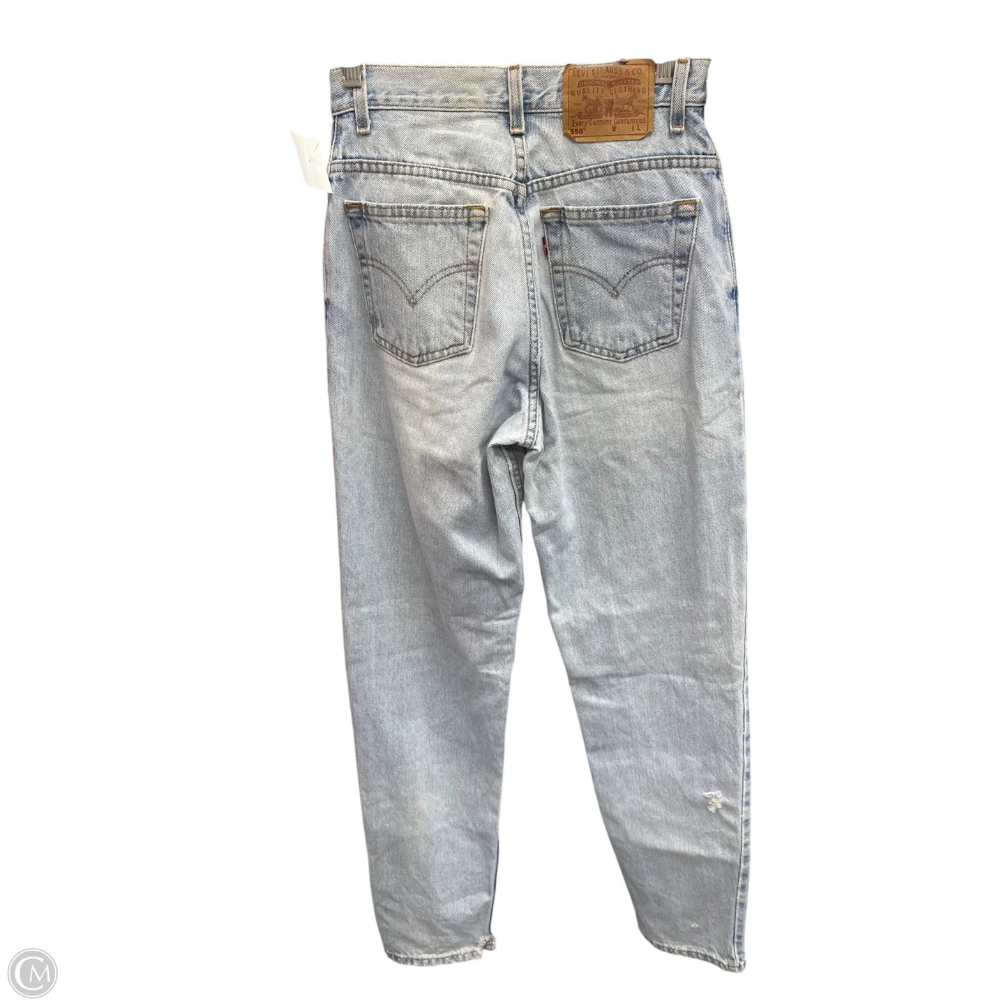 Jeans Straight By Levis In Blue Denim, Size: 6