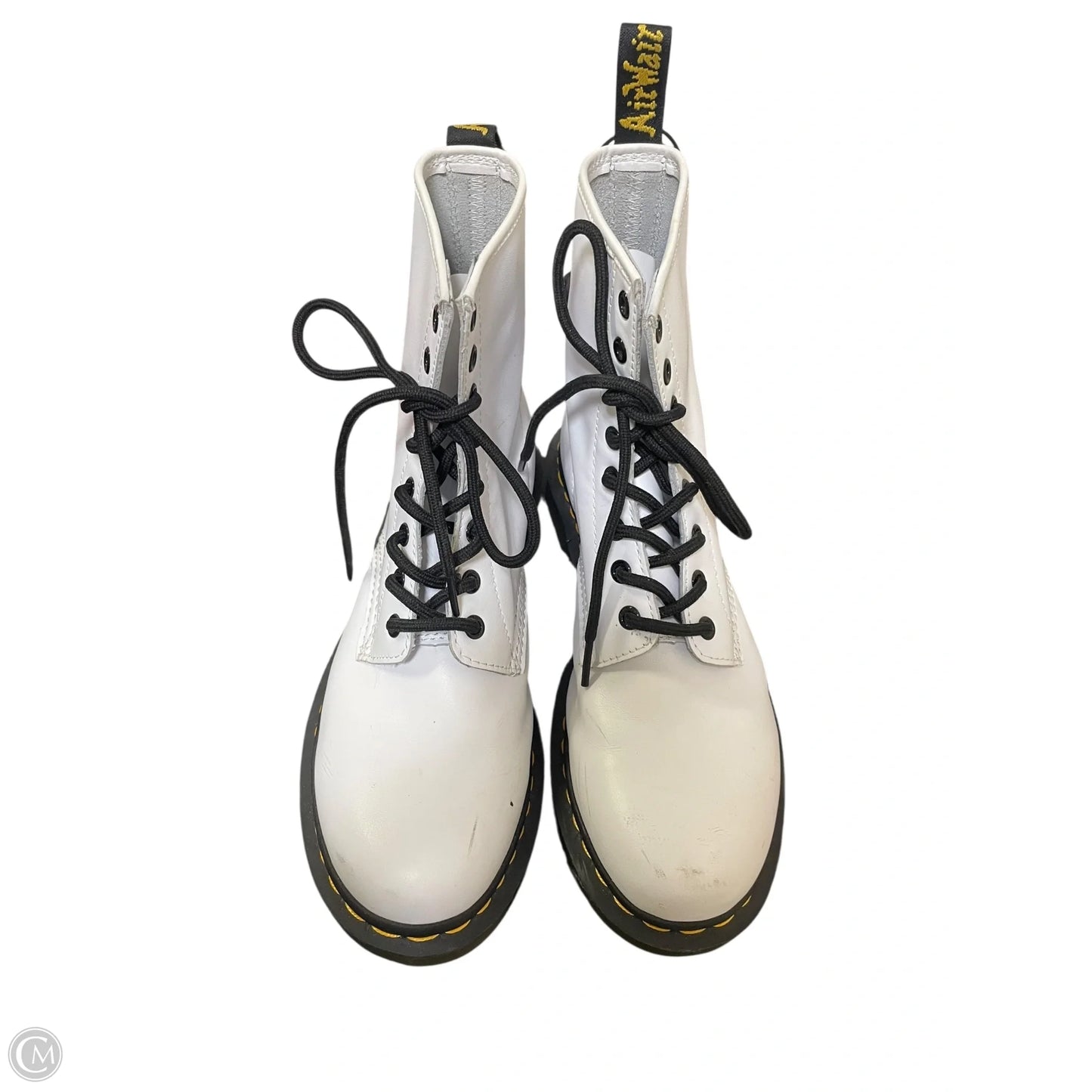Boots Ankle Flats By Dr Martens In White, Size: 9