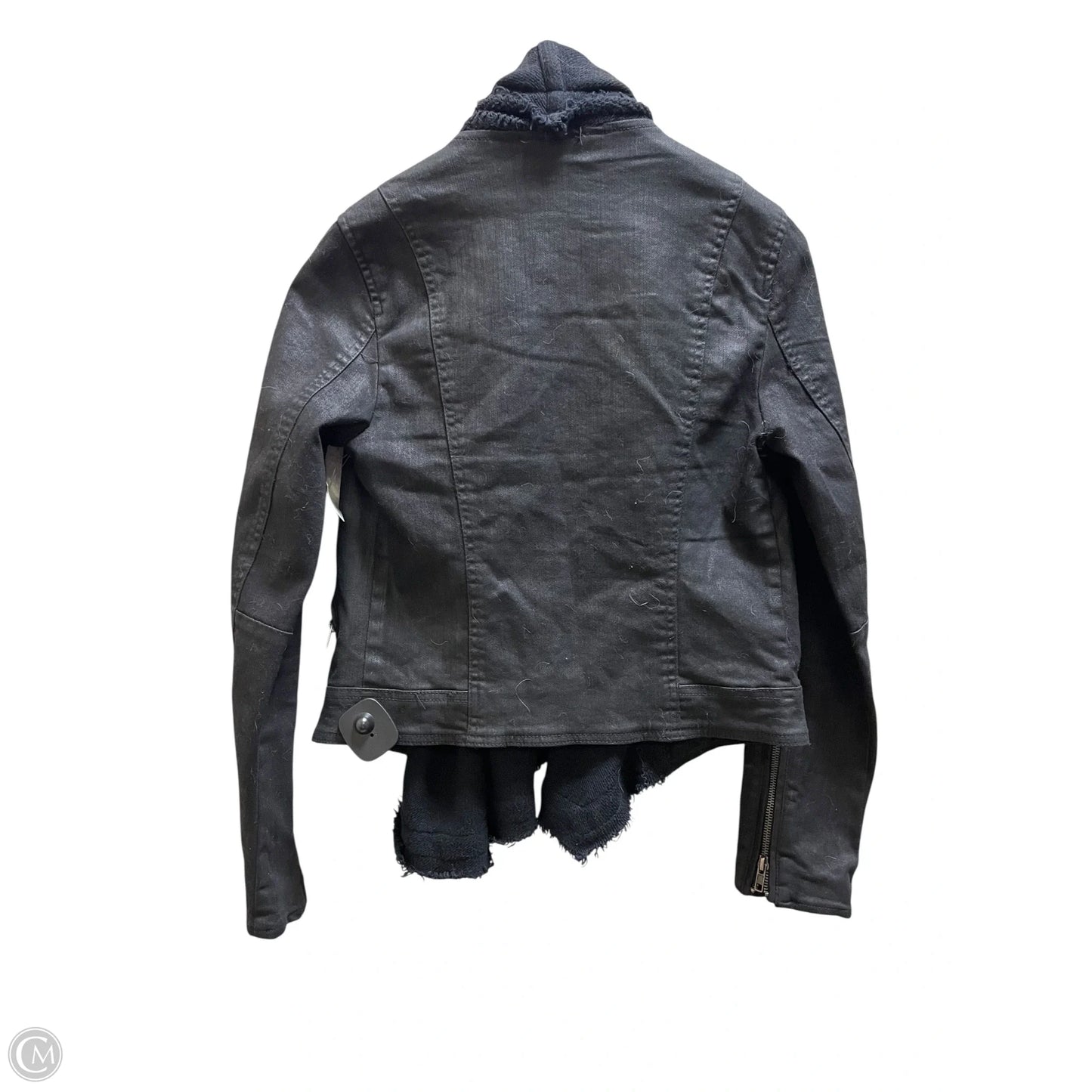 Jacket Denim By Free People In Black, Size: S