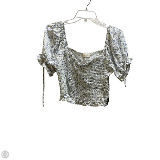 Top Short Sleeve By Altard State In Floral Print, Size: M