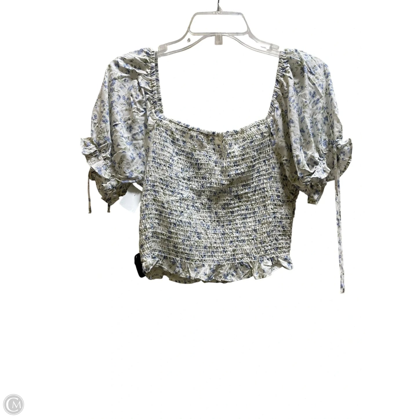 Top Short Sleeve By Altard State In Floral Print, Size: M