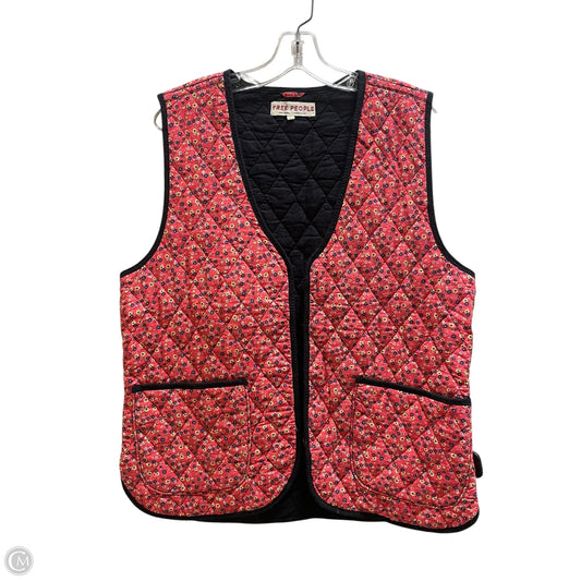 Vest Puffer & Quilted By Free People In Floral Print, Size: L