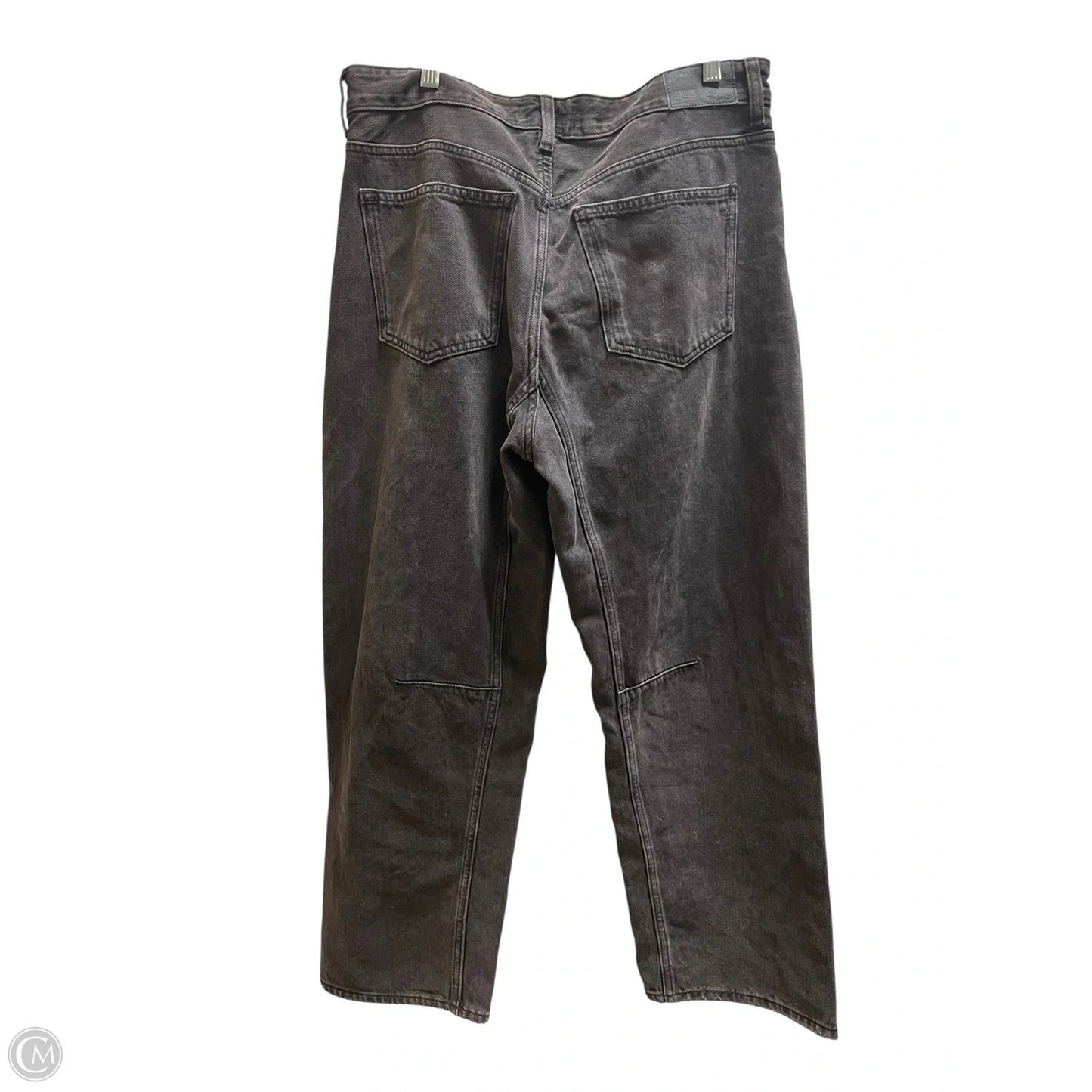 Jeans Flared By Madewell In Black Denim, Size: 8