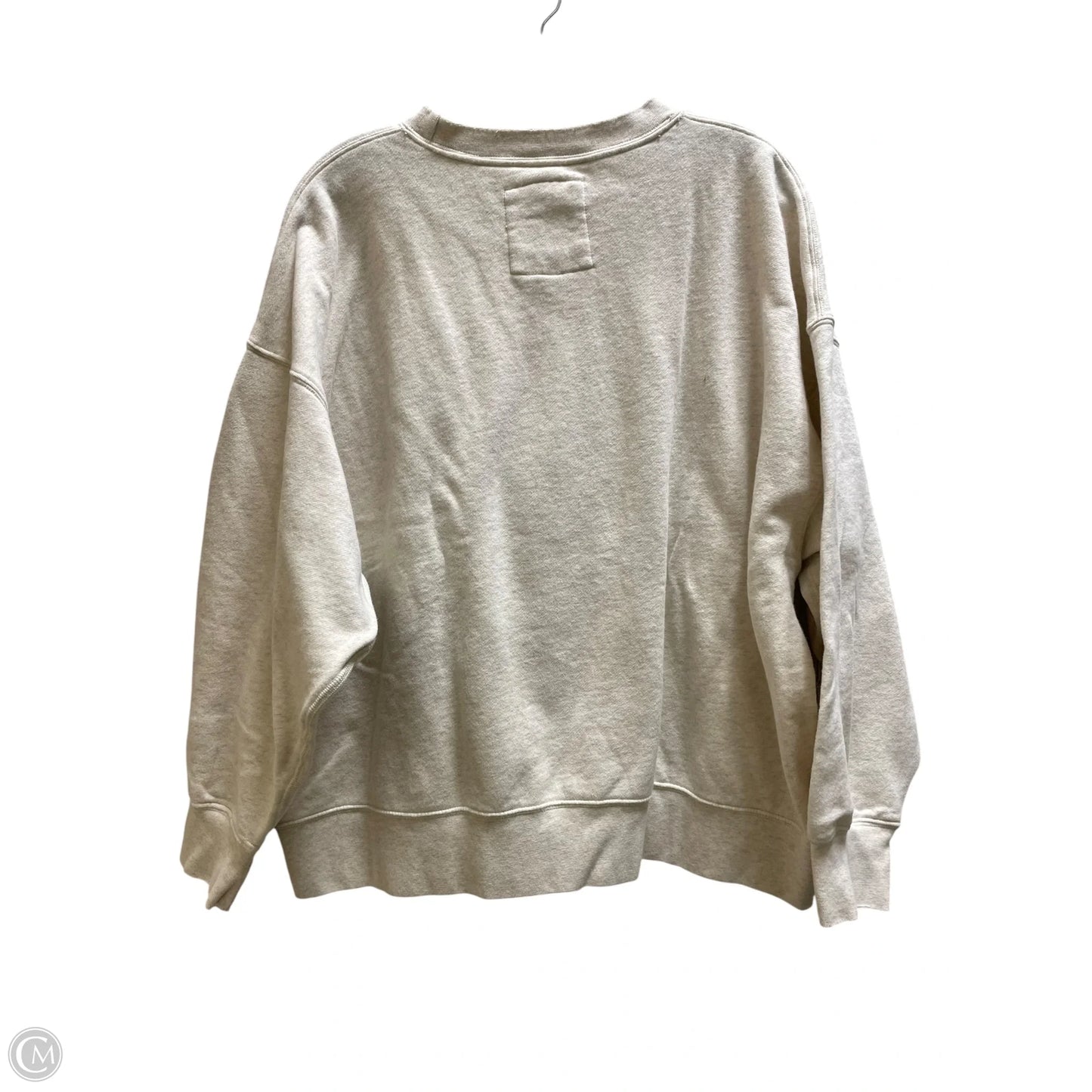 Sweatshirt Collar By American Eagle In Cream, Size: Xl