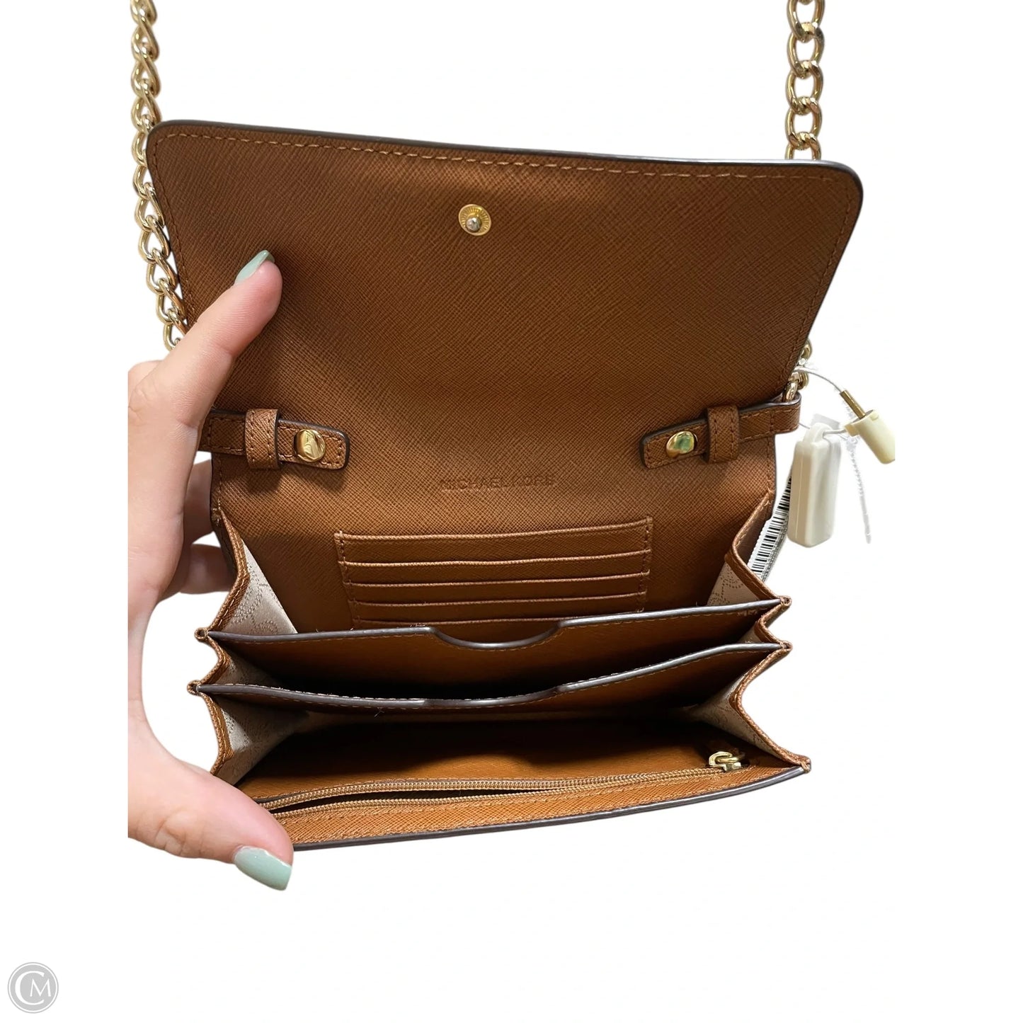Crossbody Designer By Michael Kors, Size: Medium