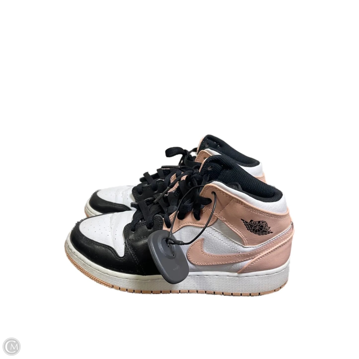 Shoes Luxury Designer By Jordan In Black, Size: 7.5