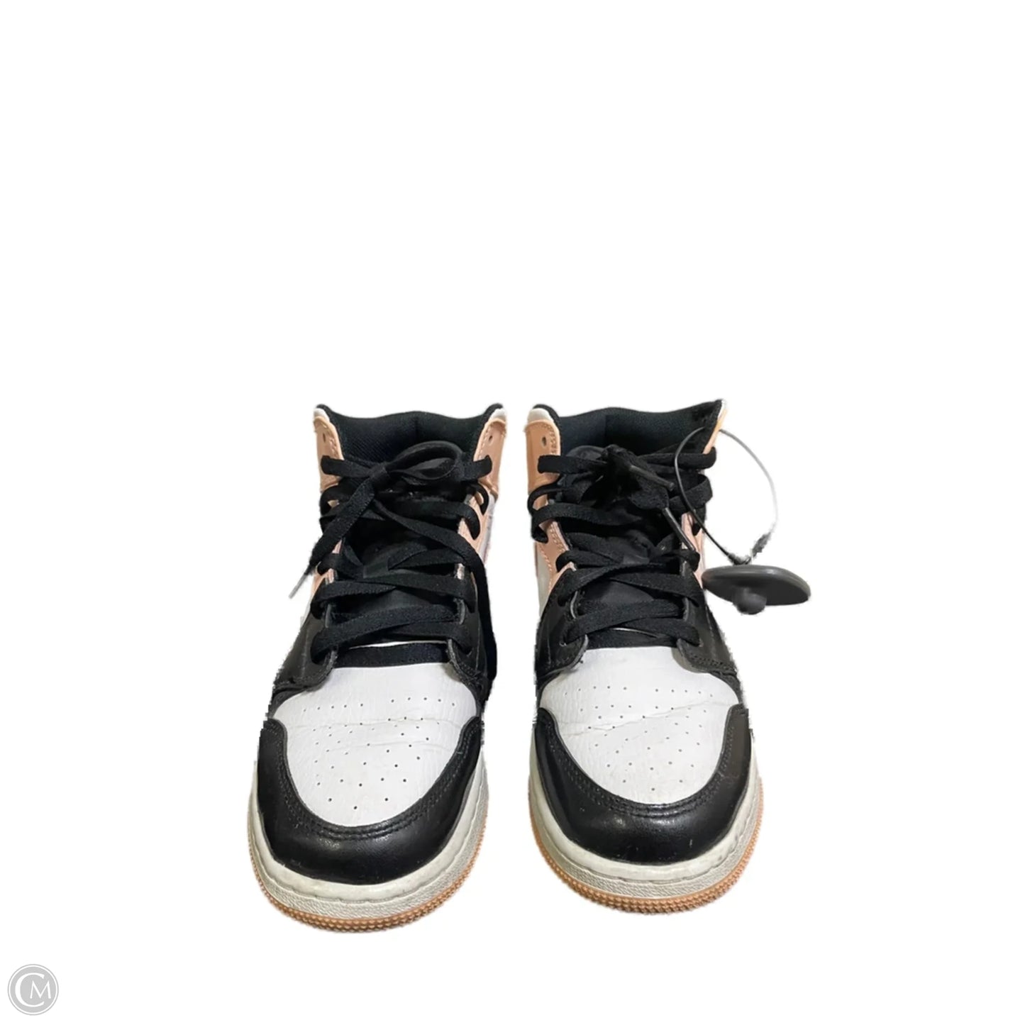 Shoes Luxury Designer By Jordan In Black, Size: 7.5