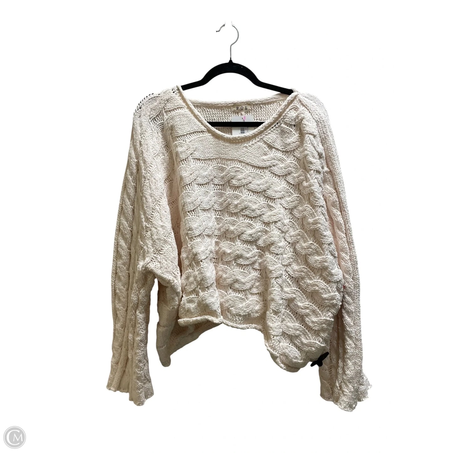 Sweater By Pol In Cream, Size: L