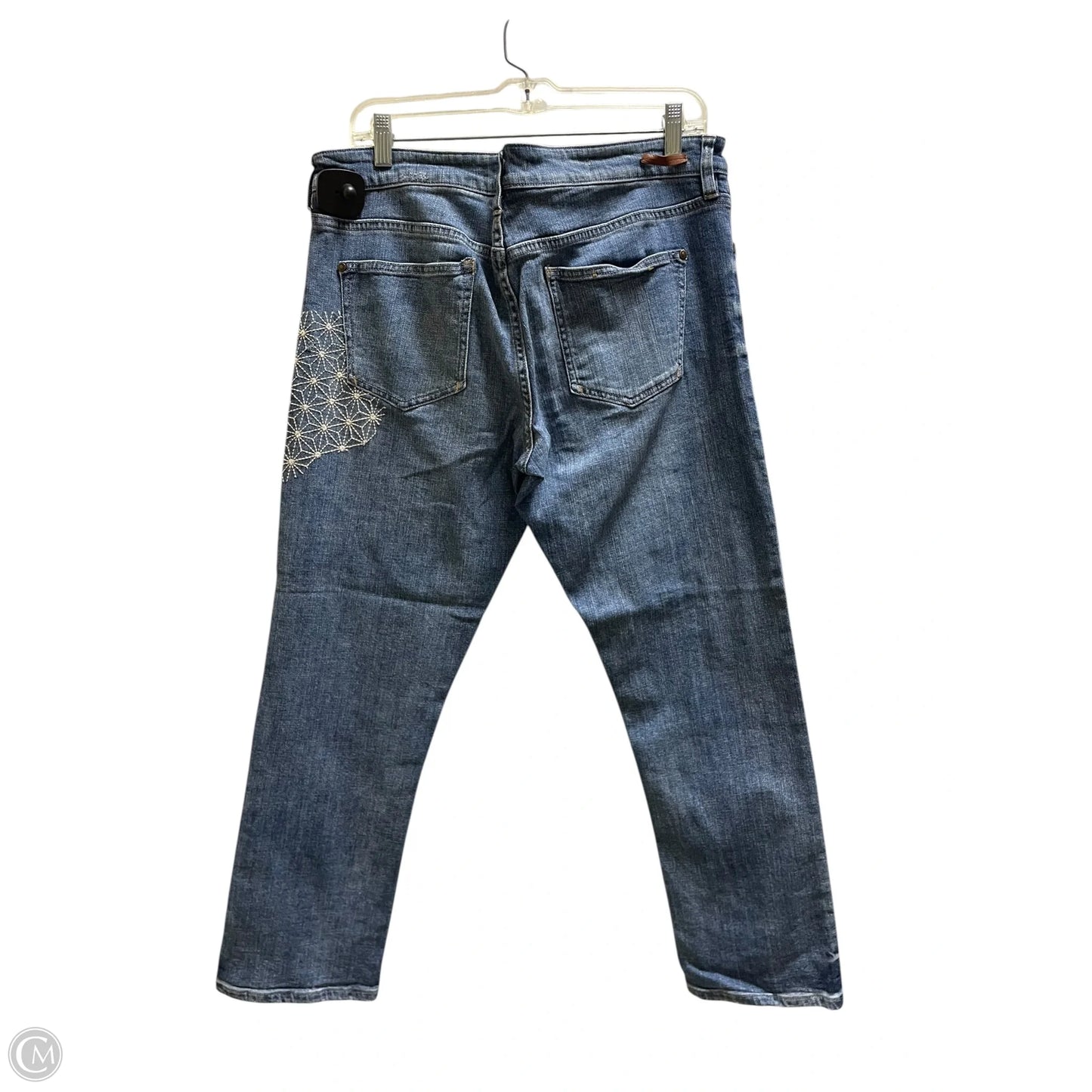 Jeans Straight By Pilcro In Blue Denim, Size: 12