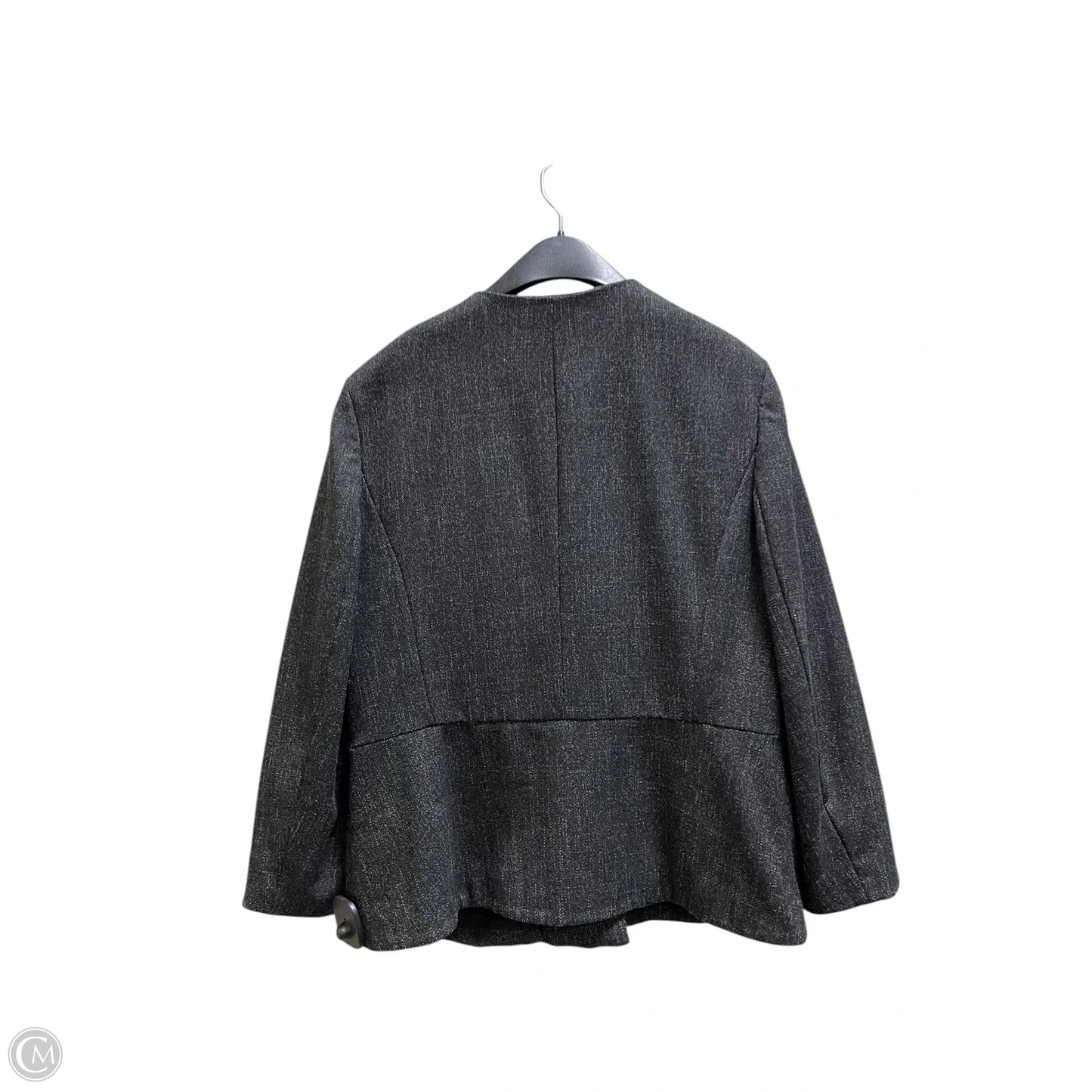Blazer By Ann Taylor In Grey, Size: L