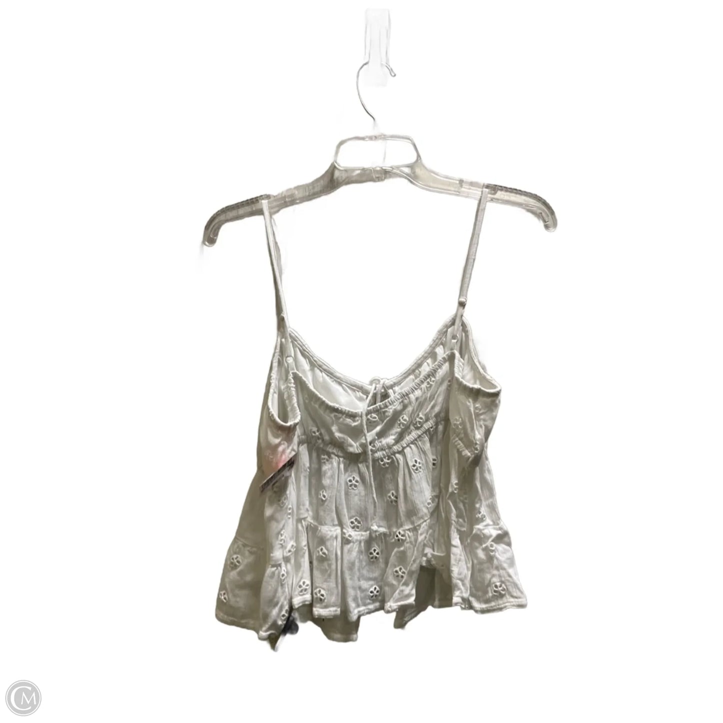 Top Sleeveless By American Eagle In White, Size: L