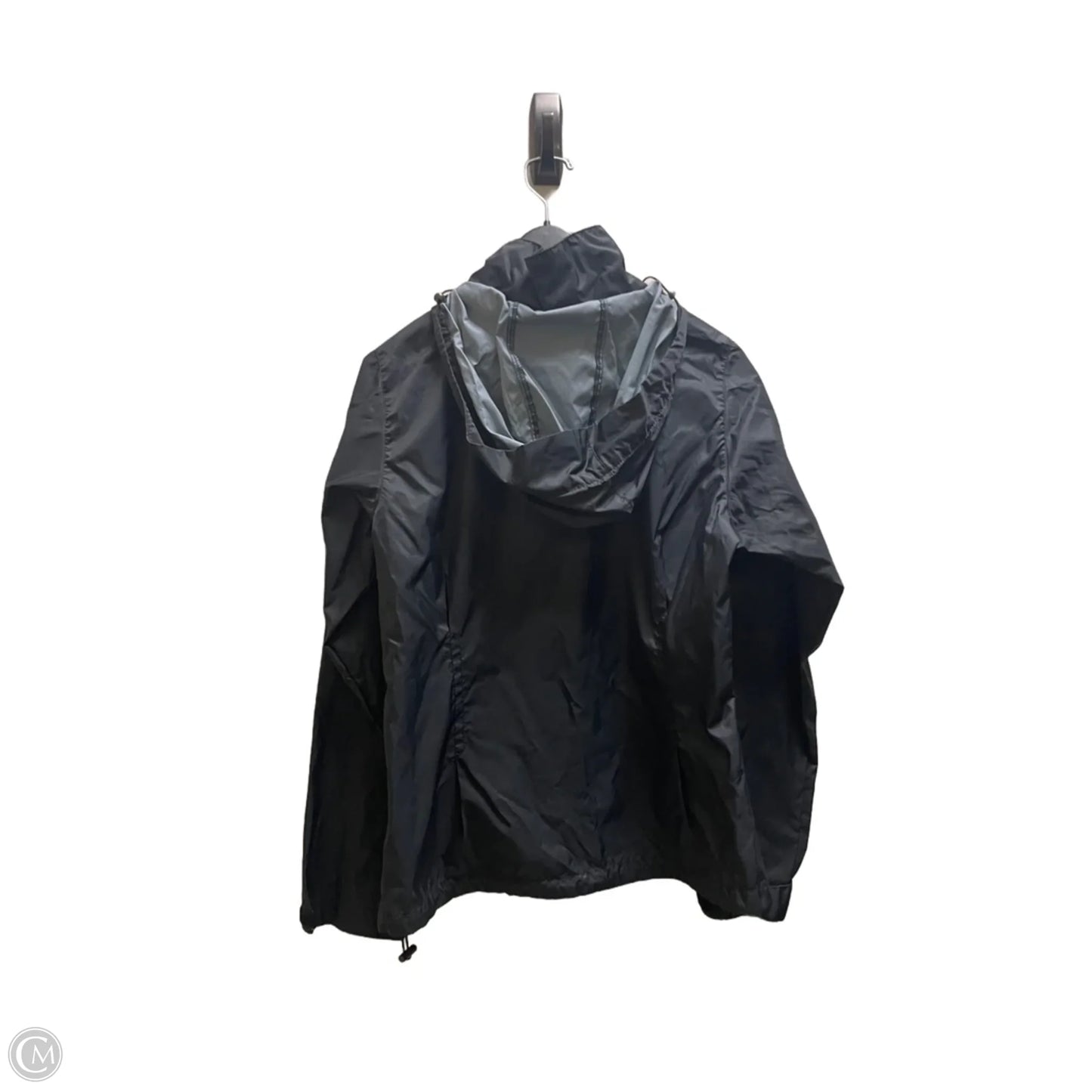 Jacket Windbreaker By Columbia In Black, Size: M