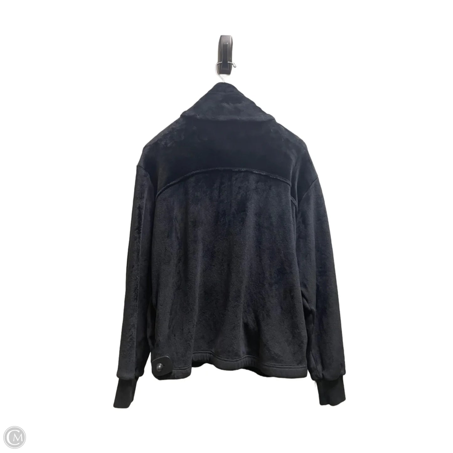 Jacket Fleece By Athleta In Black, Size: M
