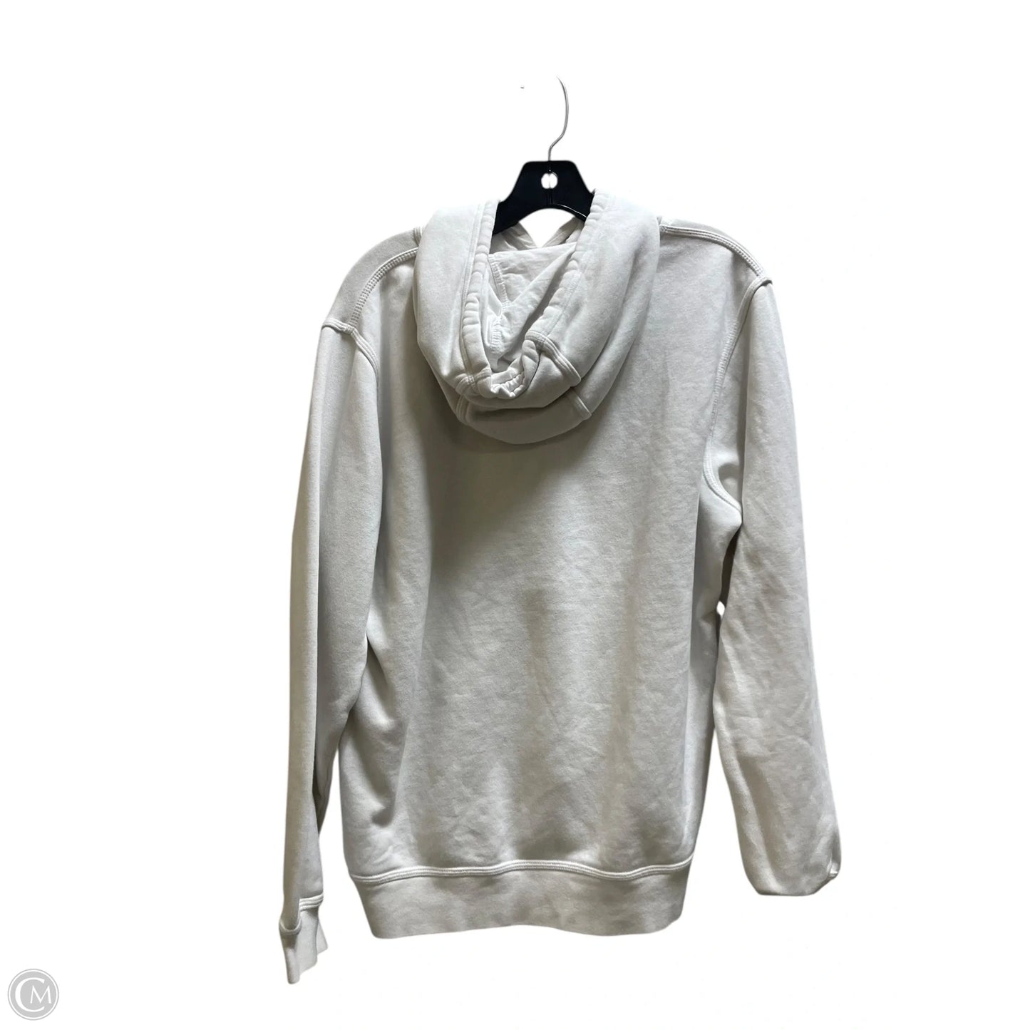 Athletic Sweatshirt Collar By Nike Apparel In White, Size: L