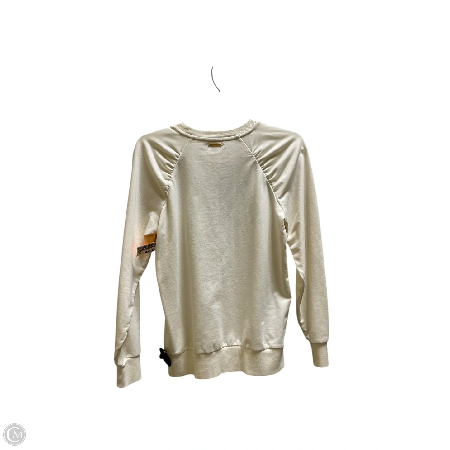 Sweatshirt Collar By Michael By Michael Kors In Cream, Size: S