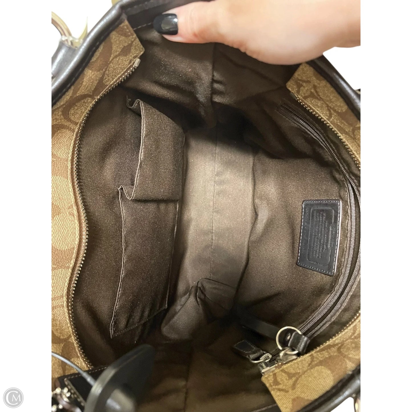 Handbag Designer By Coach, Size: Medium